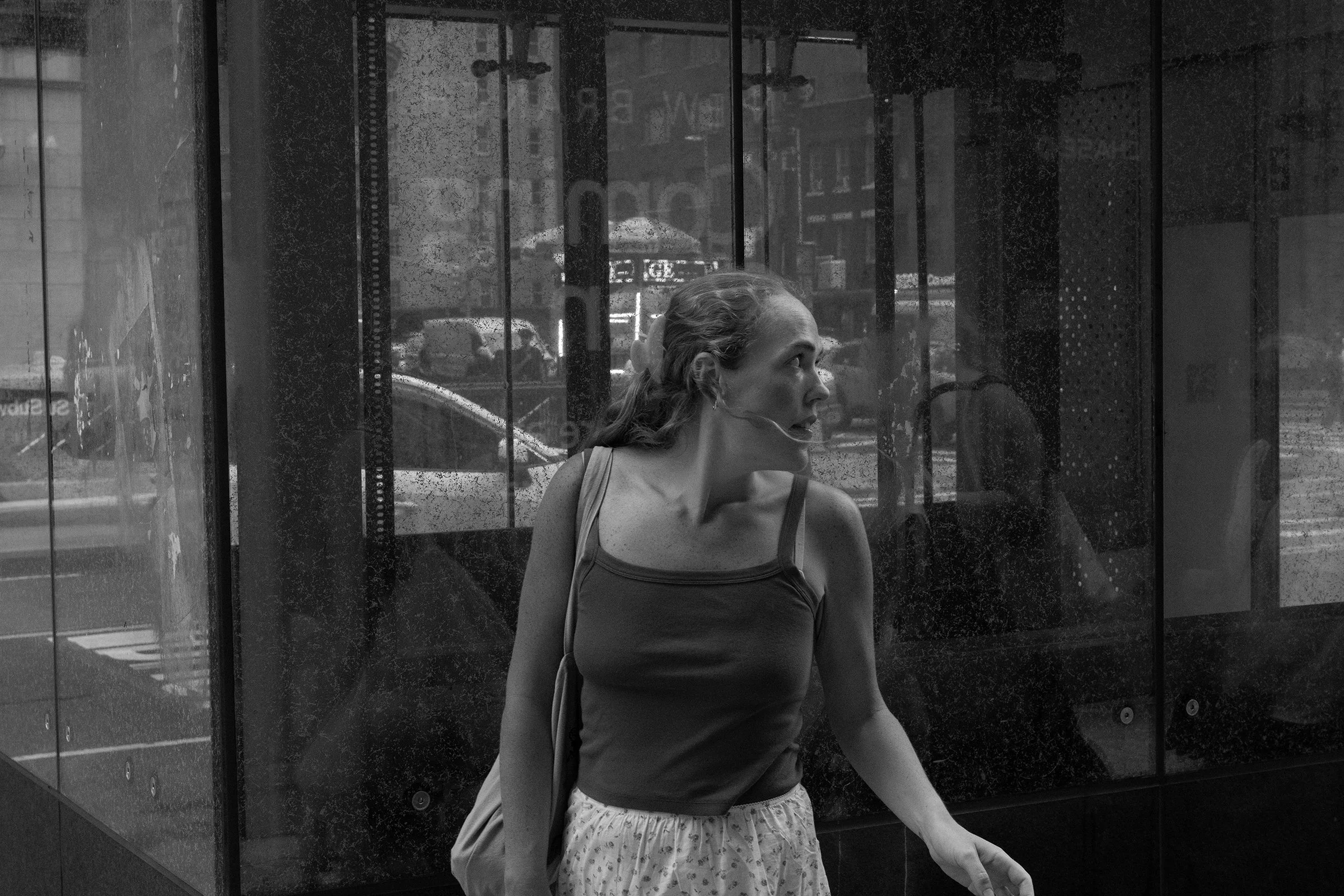 photo of a woman looking behind her by jctakiff photographer