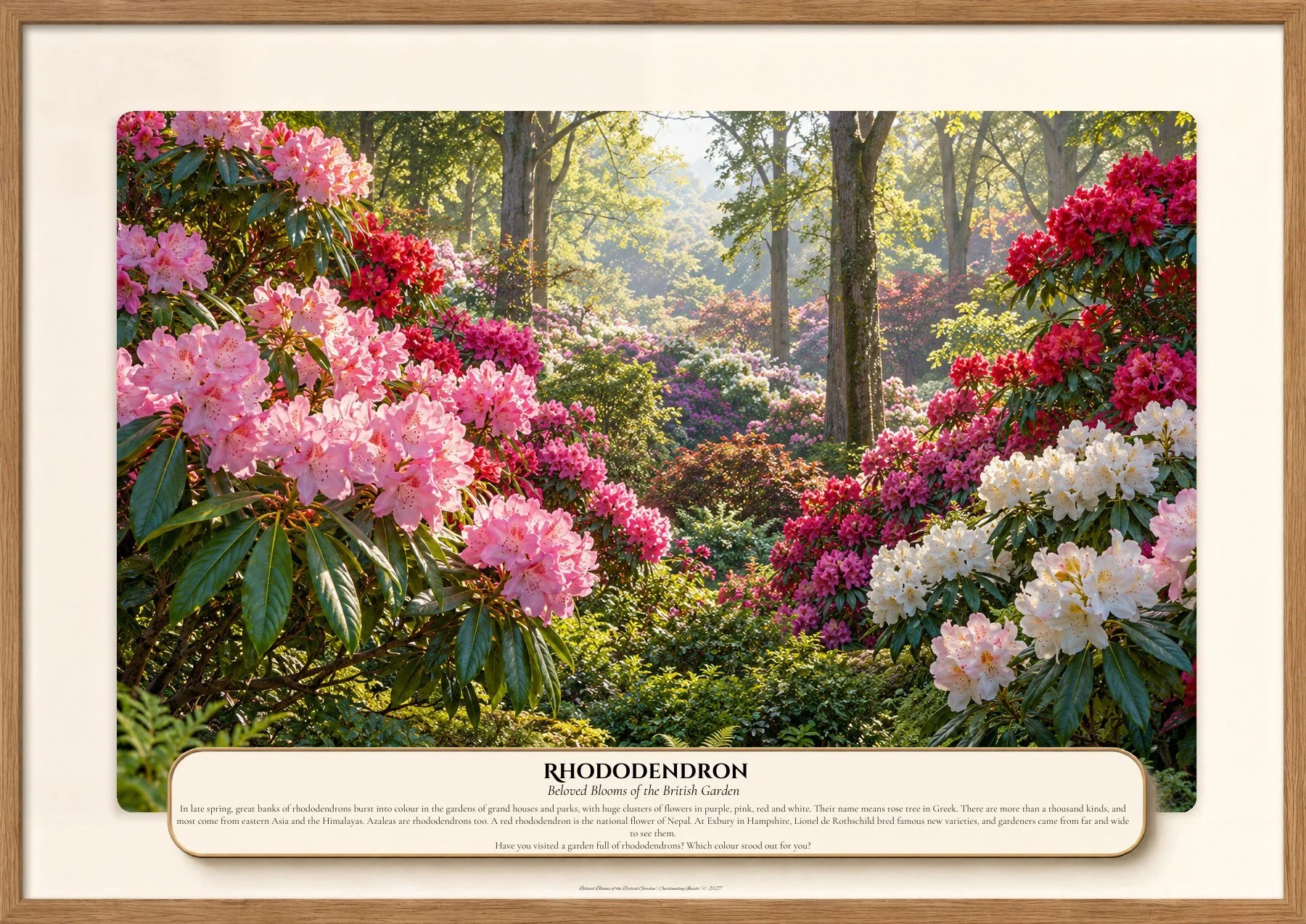 Rhododendron, Beloved Blooms of the British Garden, Outstanding Inside