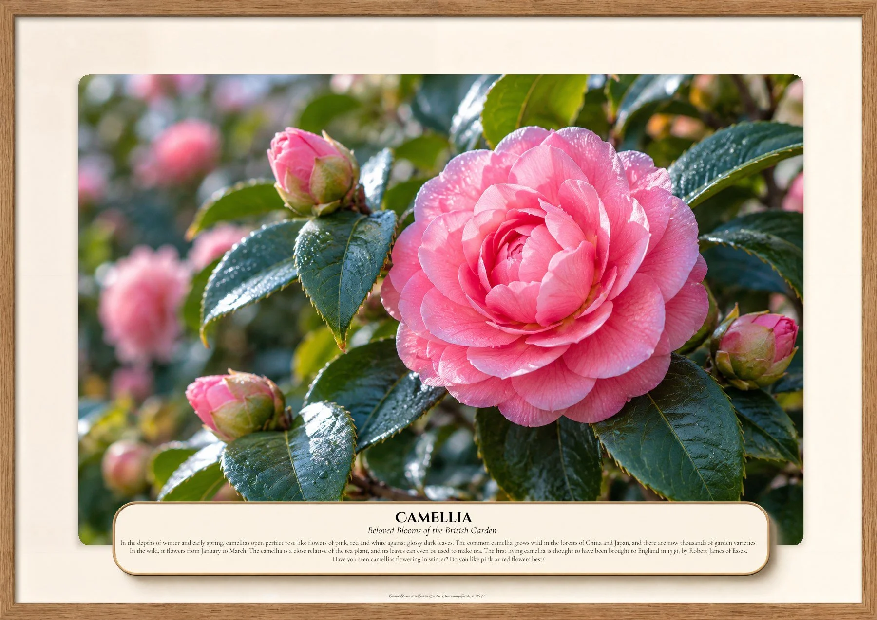Camellia, Beloved Blooms of the British Garden, Outstanding Inside