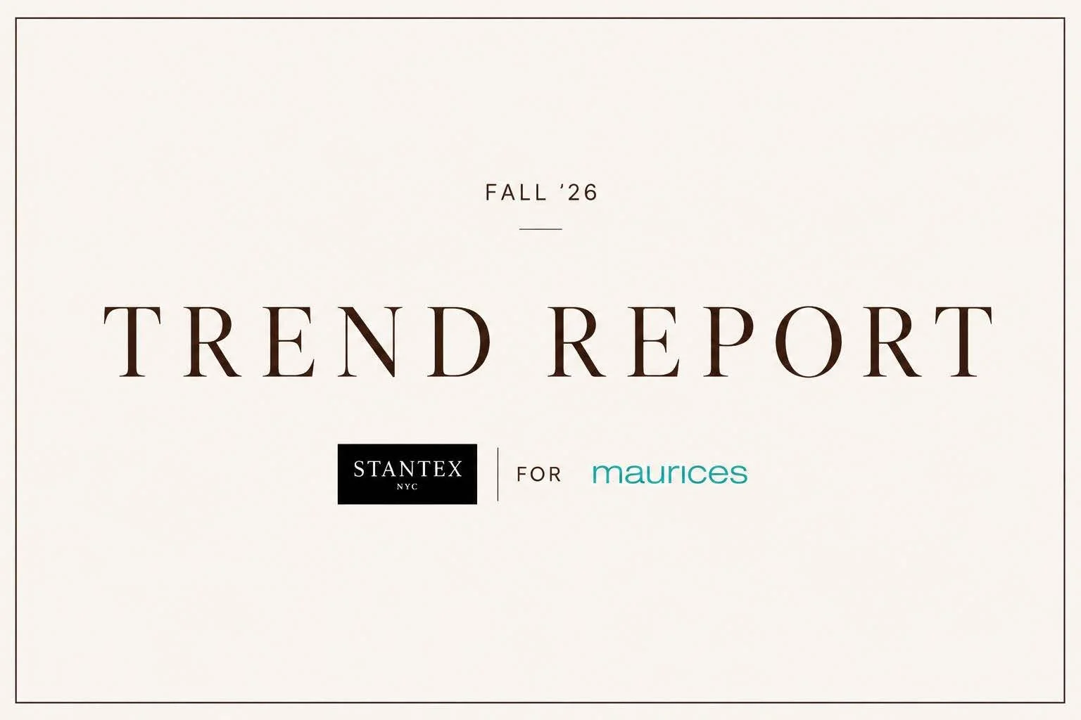 Maurices Fall 26 Trends Report