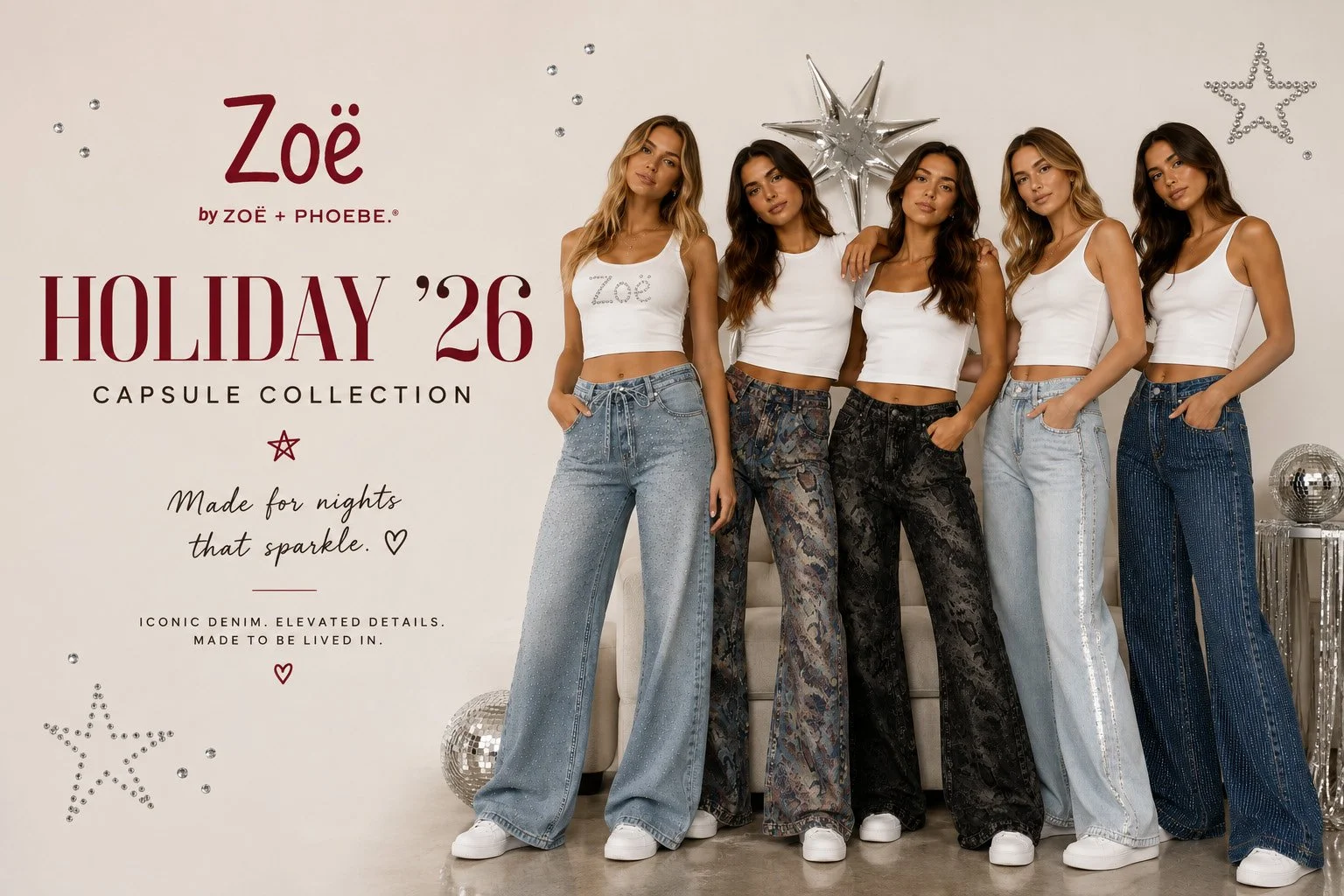 ZOE '26 Holiday Capsule Denim