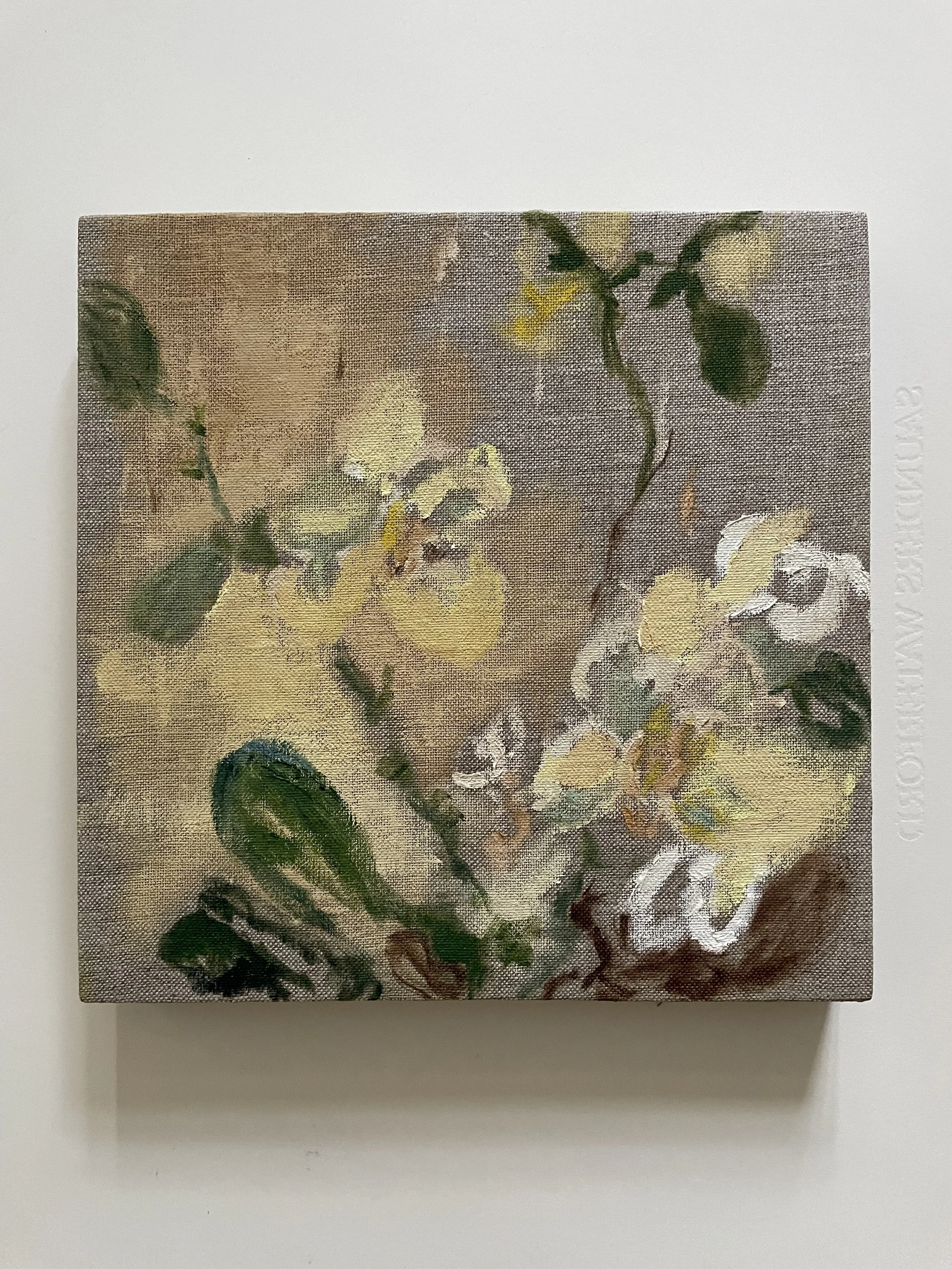 Yellow Orchids (Sunshine),
Oil on linen, 20 x 20 cm
2022