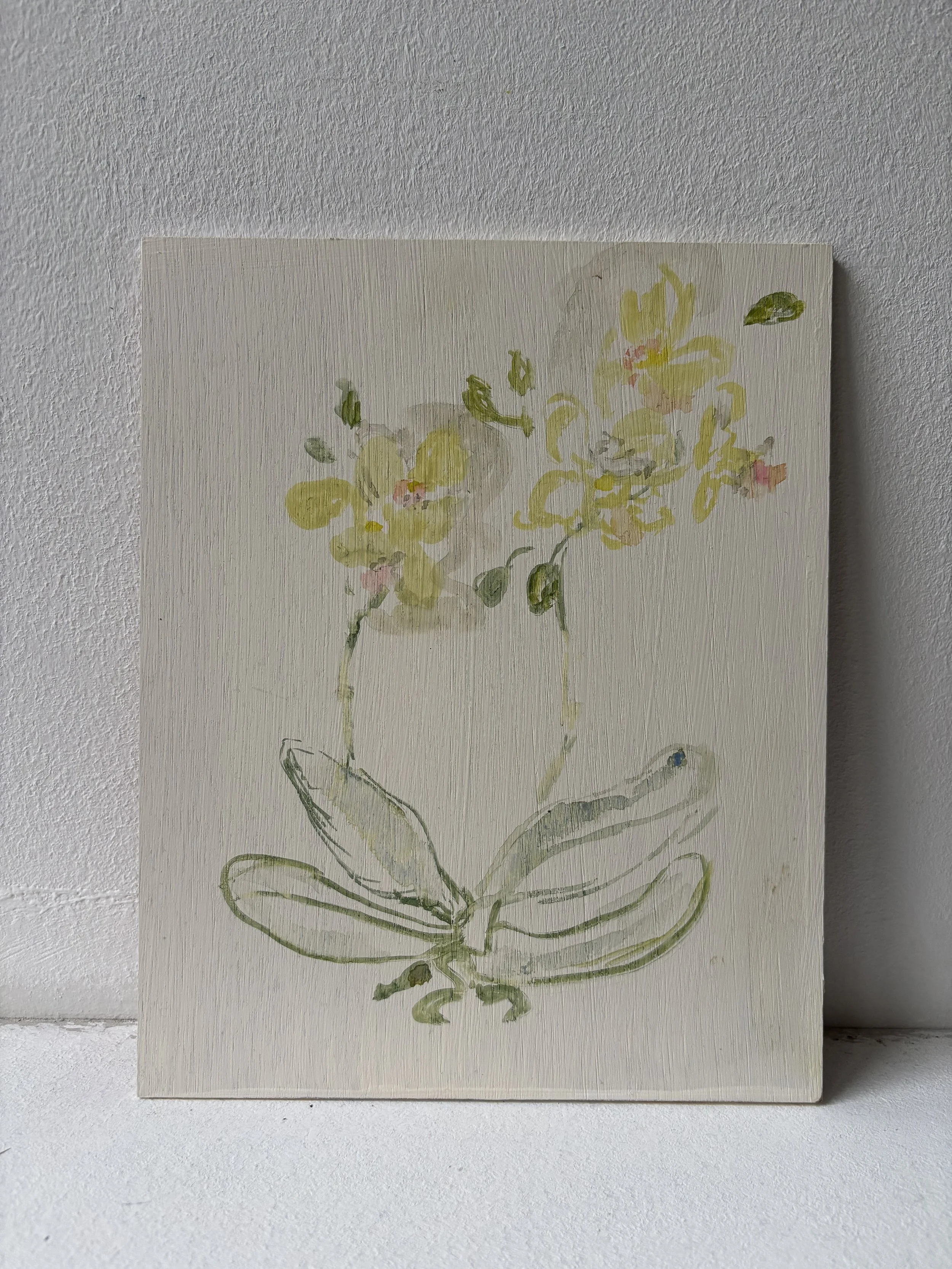A Place I Carry (Orchid),
Gouache on gesso panel, 20 x 25 cm
2025