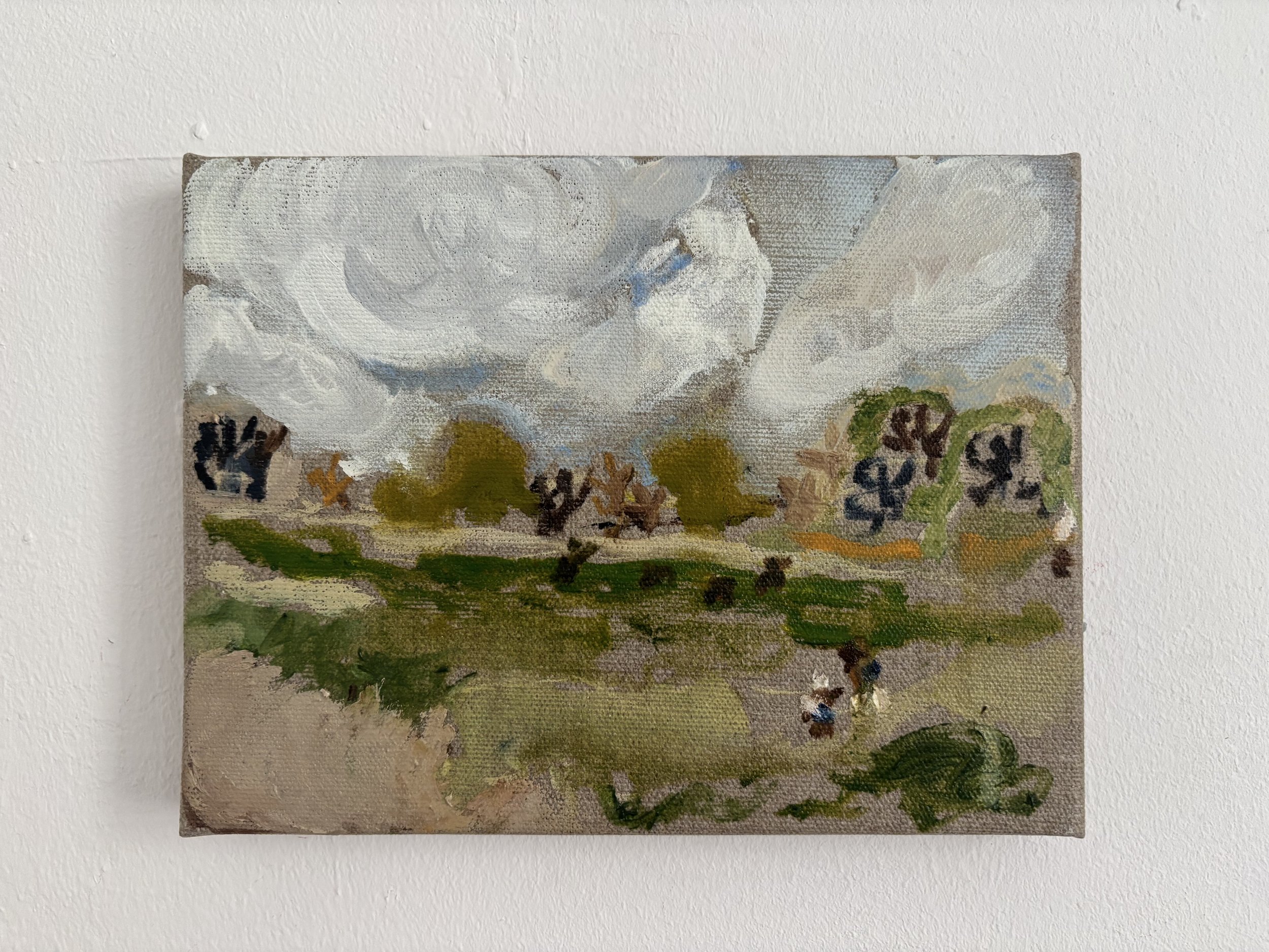 Look at the Deer,
Oil on linen, 18 x 24 cm
2025