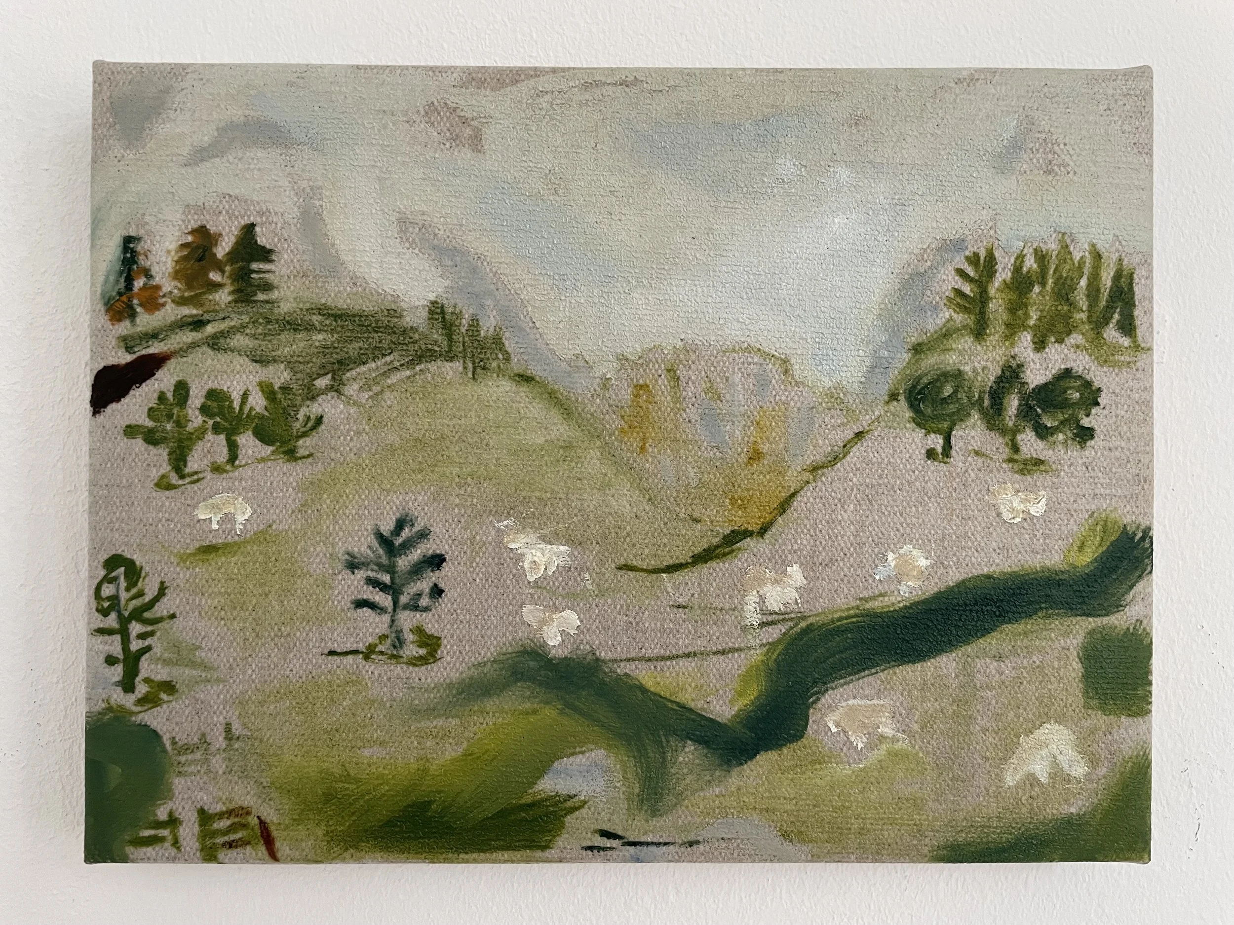 West Dean I,
Oil on linen, 18 x 24 cm
2023