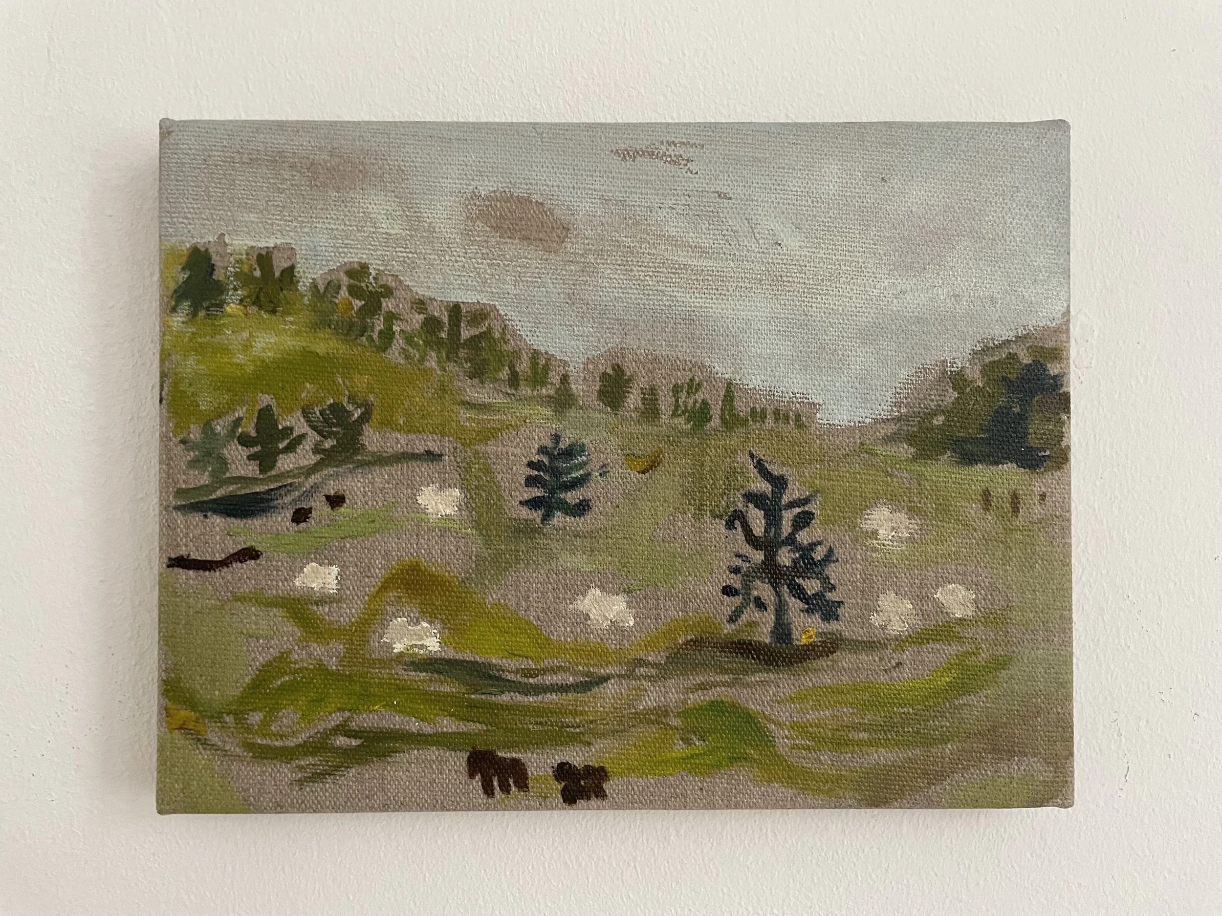 West Dean II,
Oil on linen, 18 x 24 cm
2023