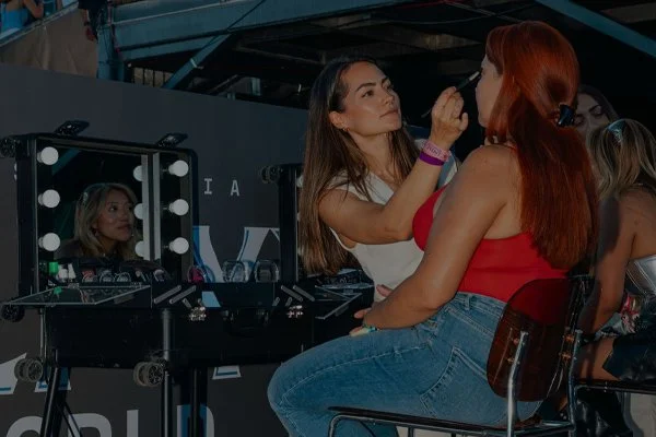 Make-up artists at Shakira World Tour Madrid