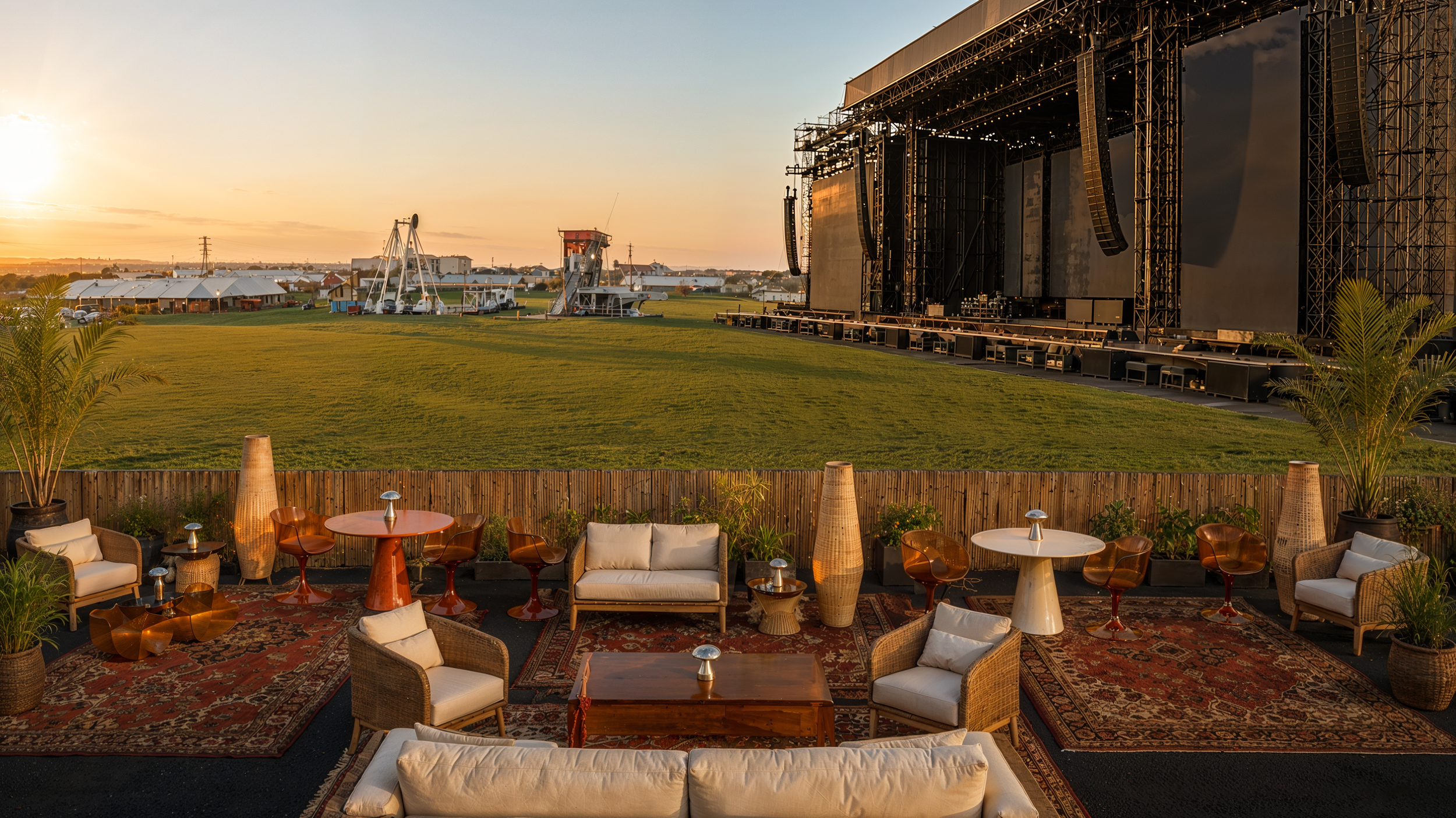 ES La Terraza front view before the concert