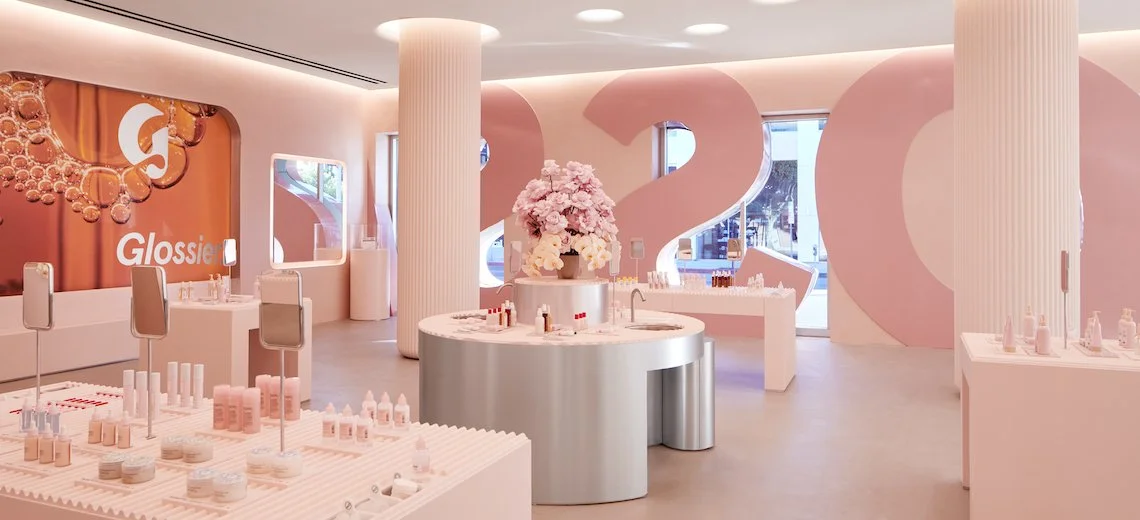 Glossier · Retail Environments