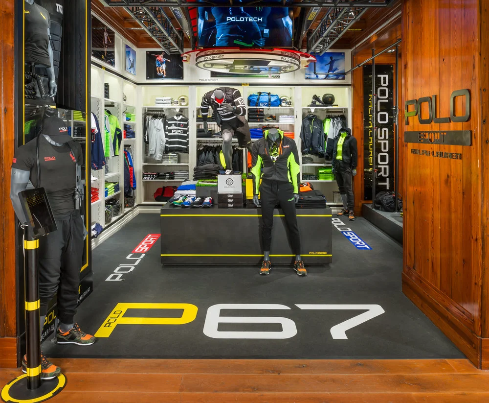 DISTINCT BRAND WORLDS

Adapting the visual language across differentiated Polo lifestyles while maintaining a cohesive experience throughout the flagship.