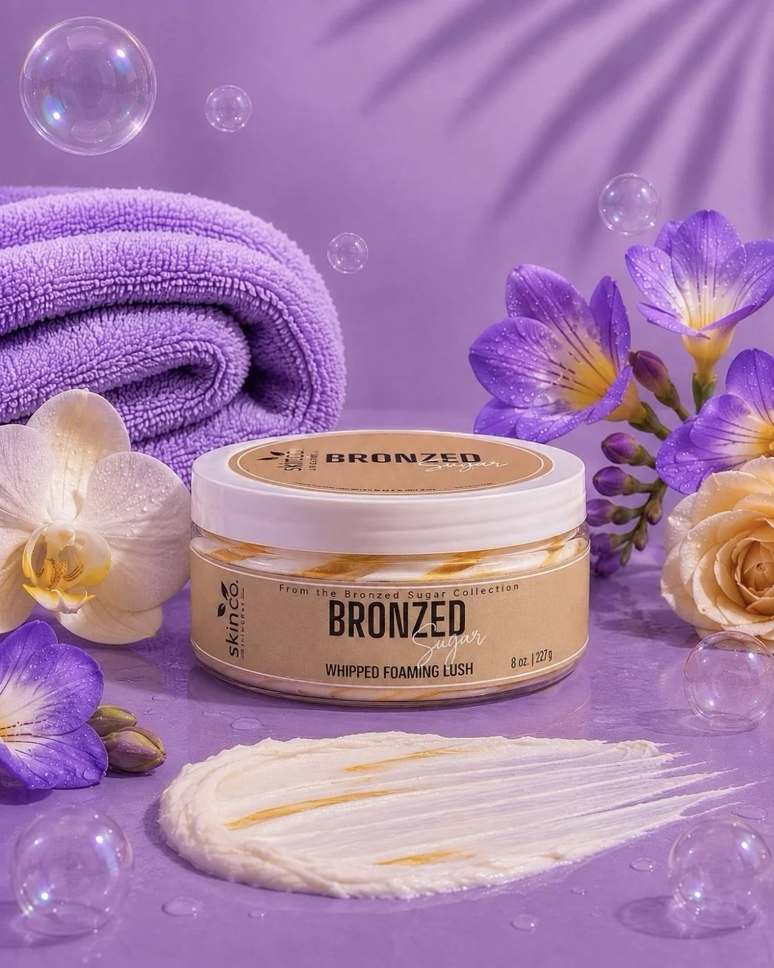 Bronzed Sugar Whipped Foaming