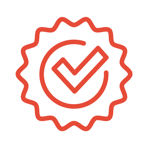 check mark badge icon