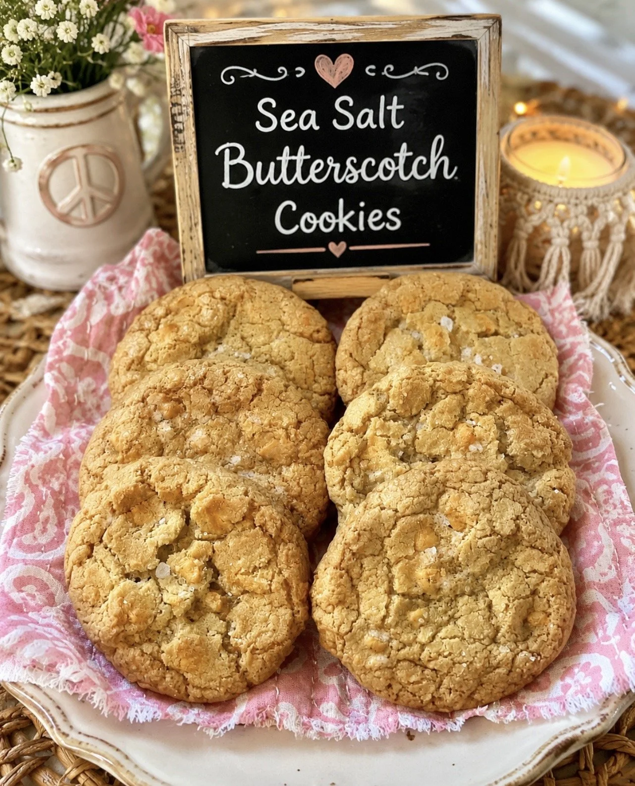 Sea Salt Butterscotch Cookies-1 Dozen
