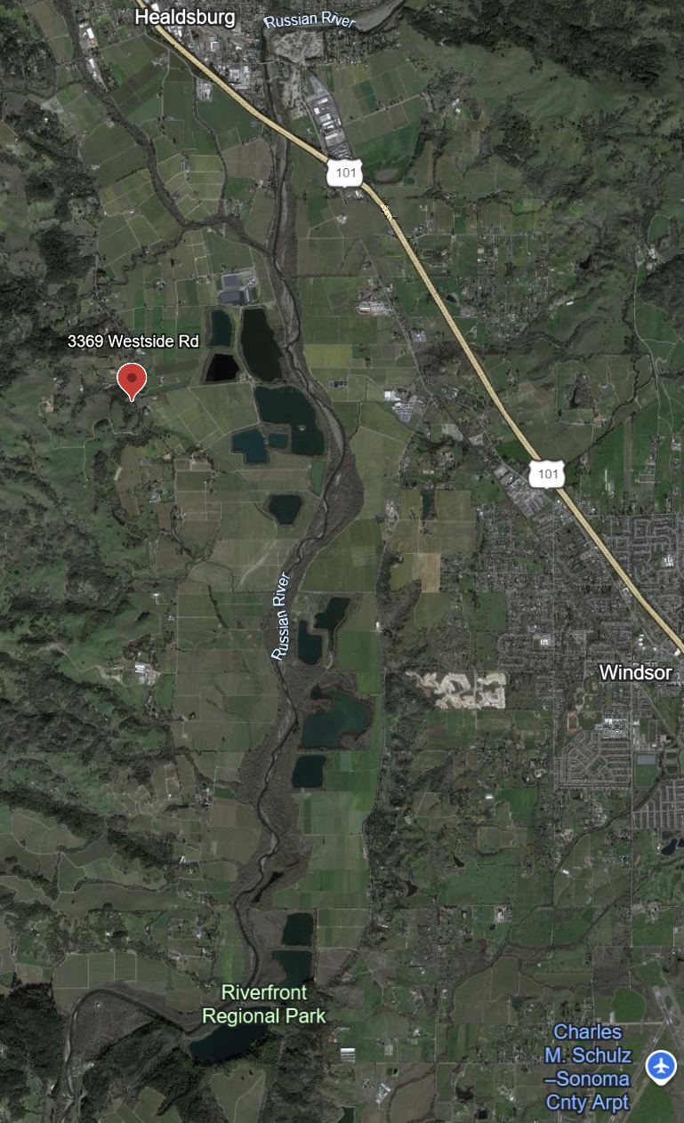 Google Earth, Map data capture date 2/28/2021.