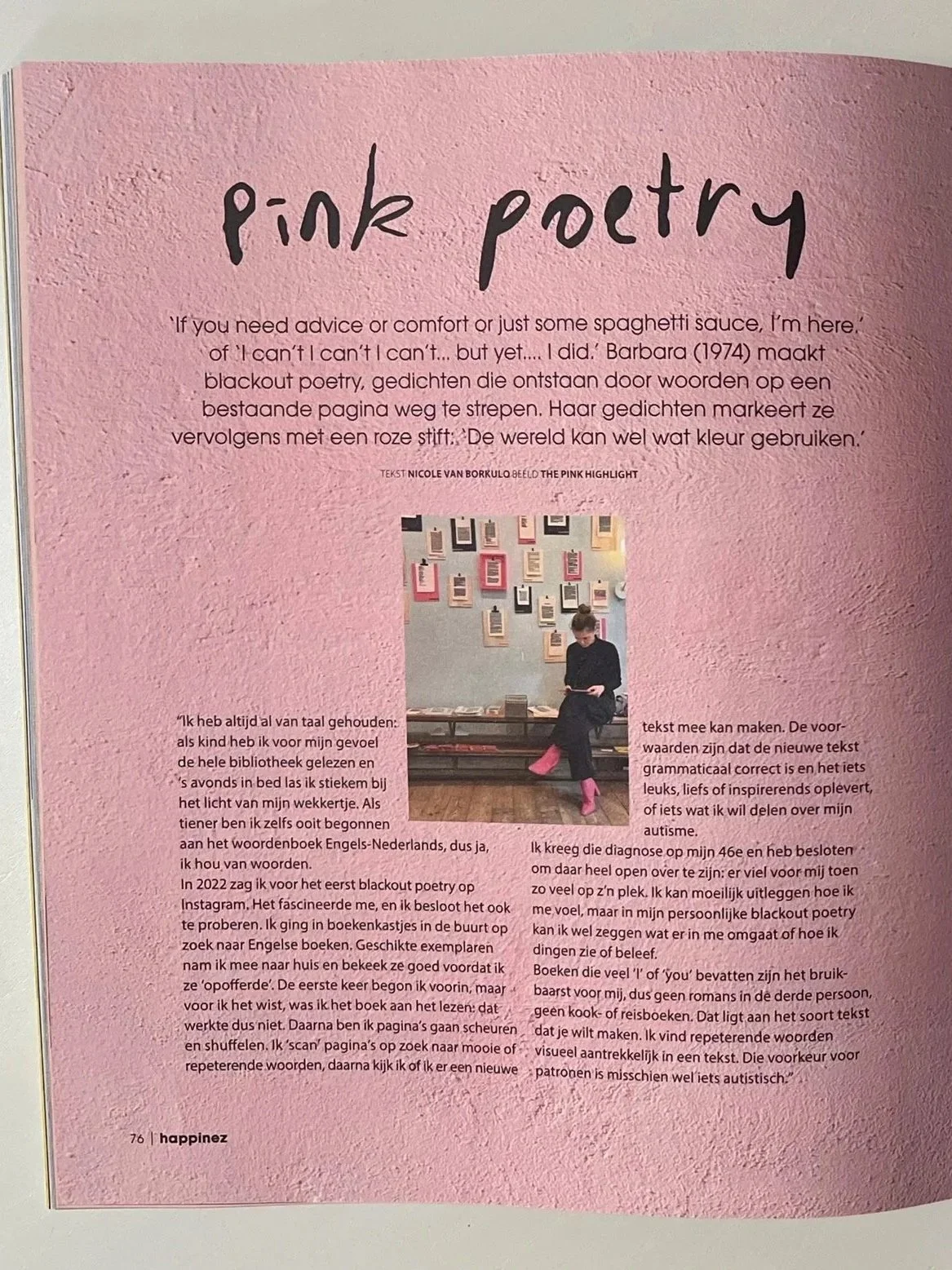 Interview Happiness summer magazine 2025