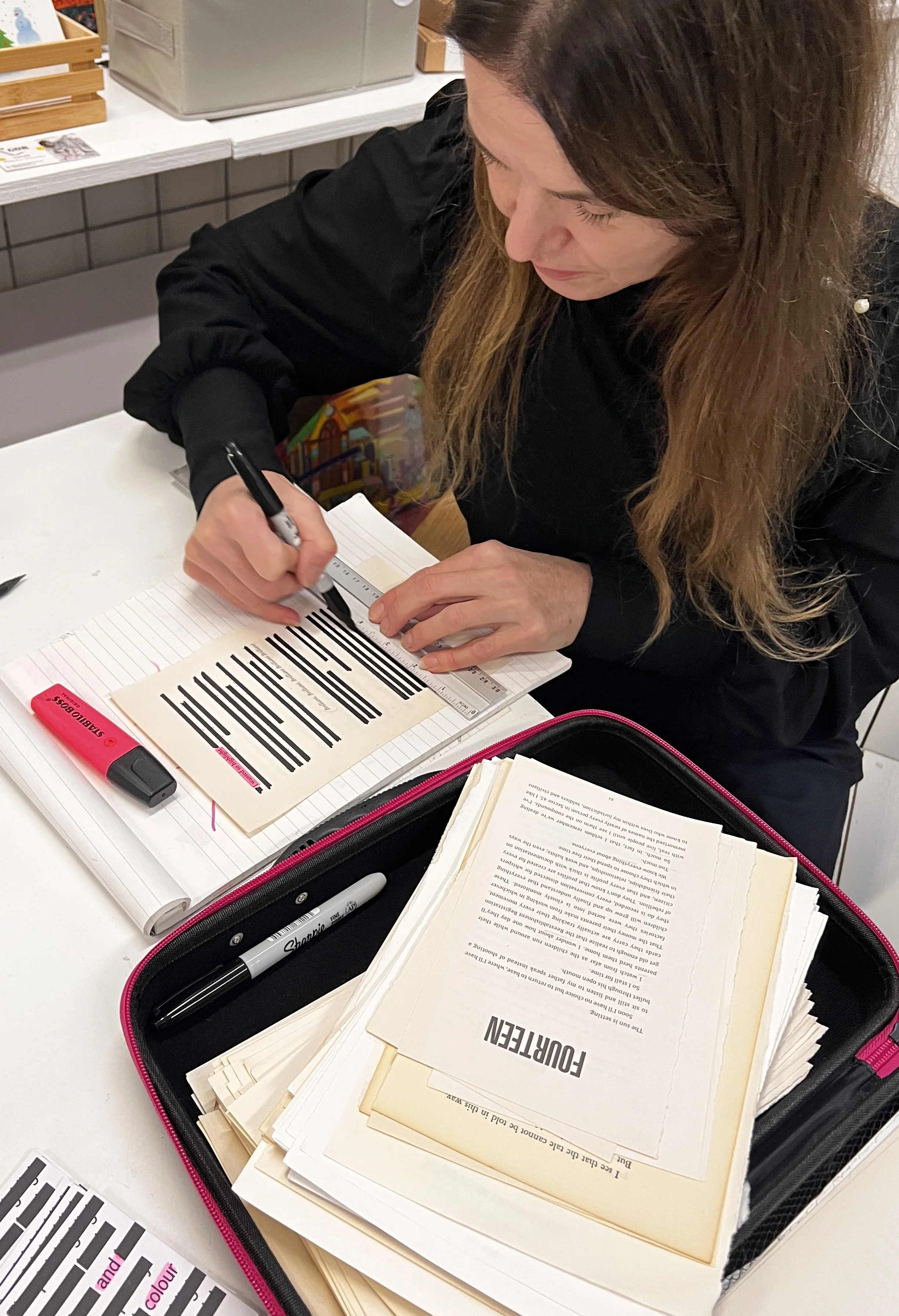 Live pink highlighting