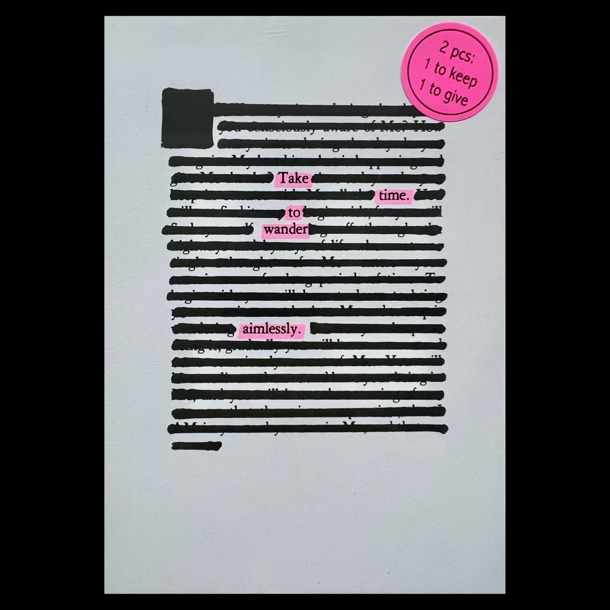 2pcs_postcards_the_pink_highlight_-_take_time_to_wander_1.jpeg