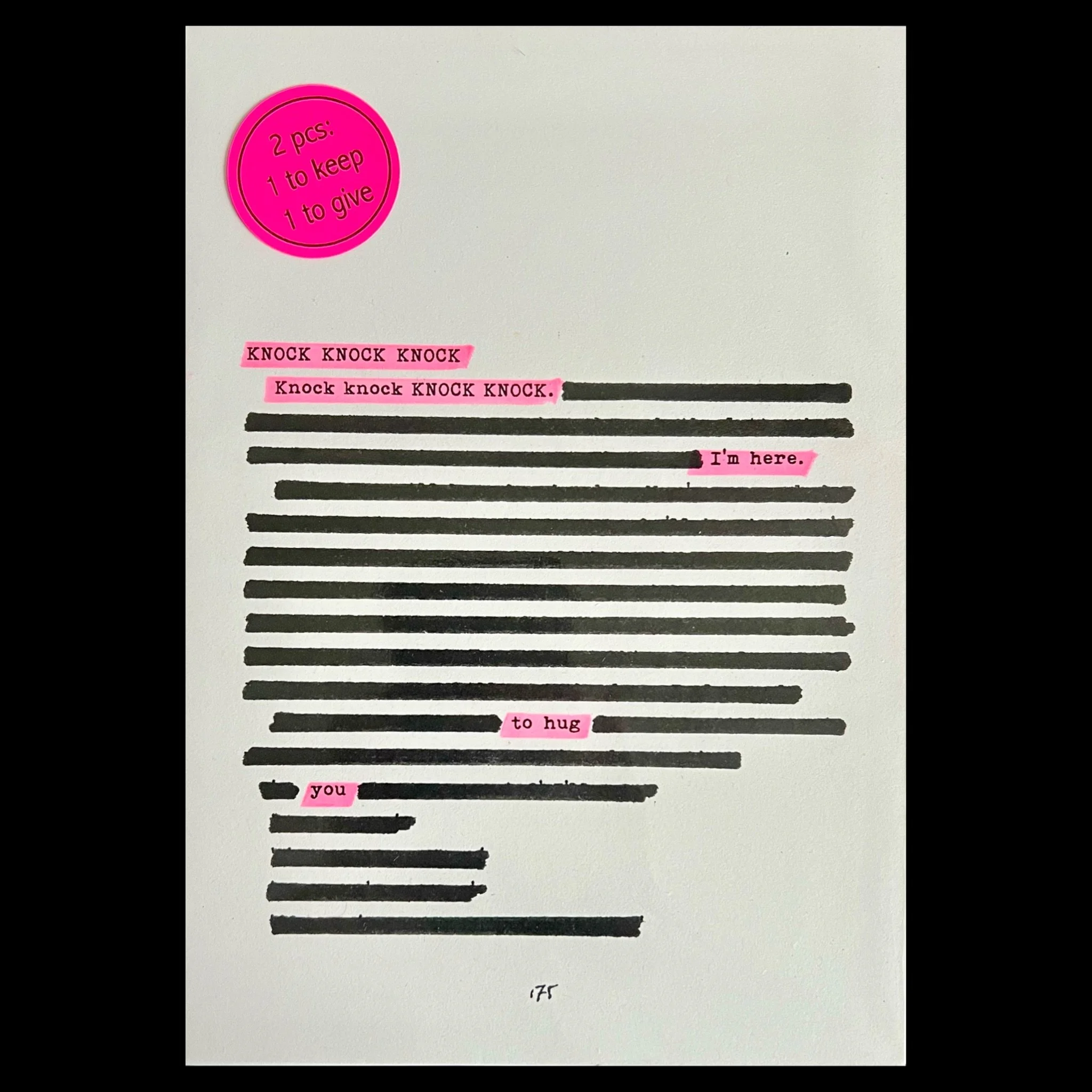 2pcs_postcards_the_pink_highlight_-_knock_knock_hug_1.jpeg