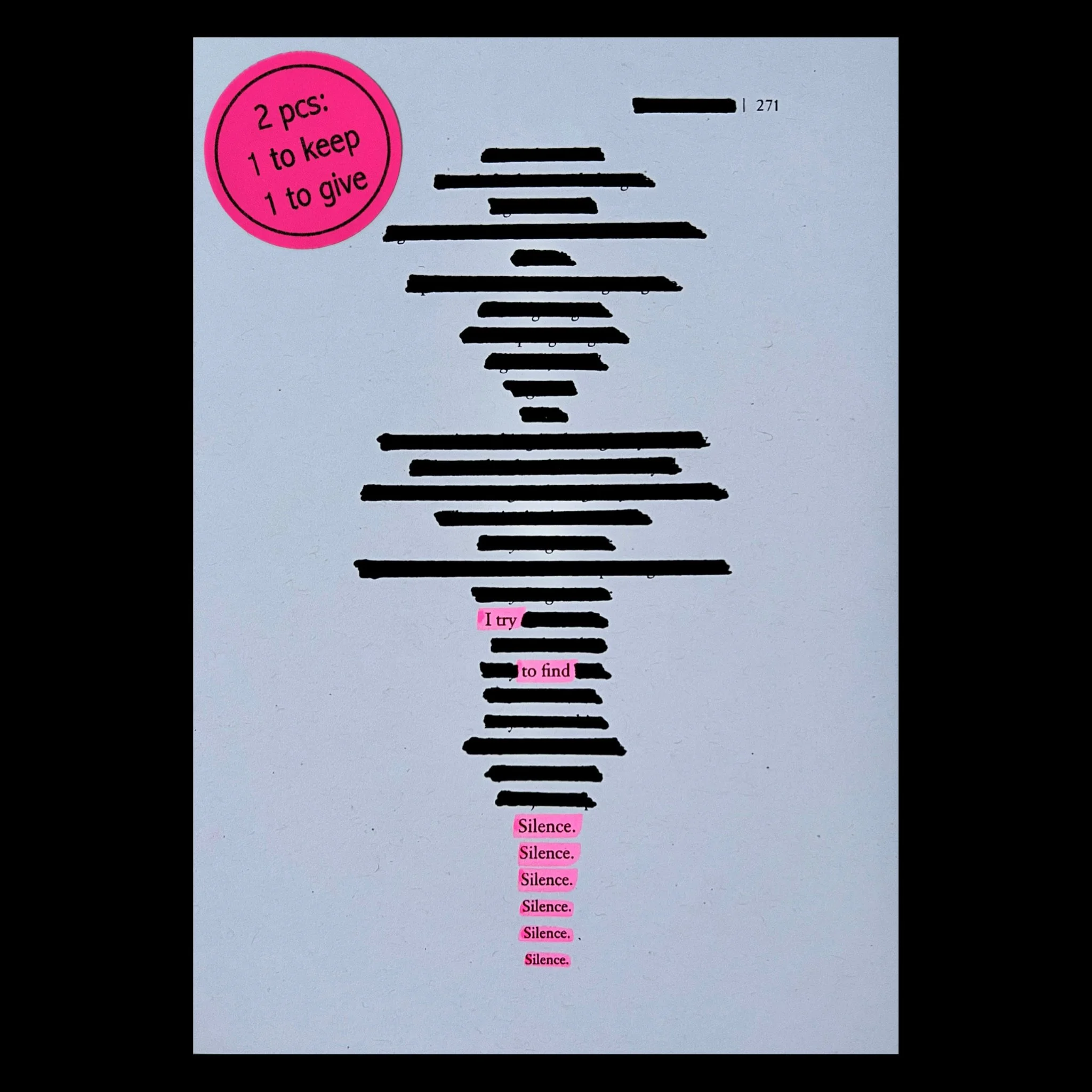 2pcs_postcards_the_pink_highlight_-_i_try_to_find_silence_1.jpeg