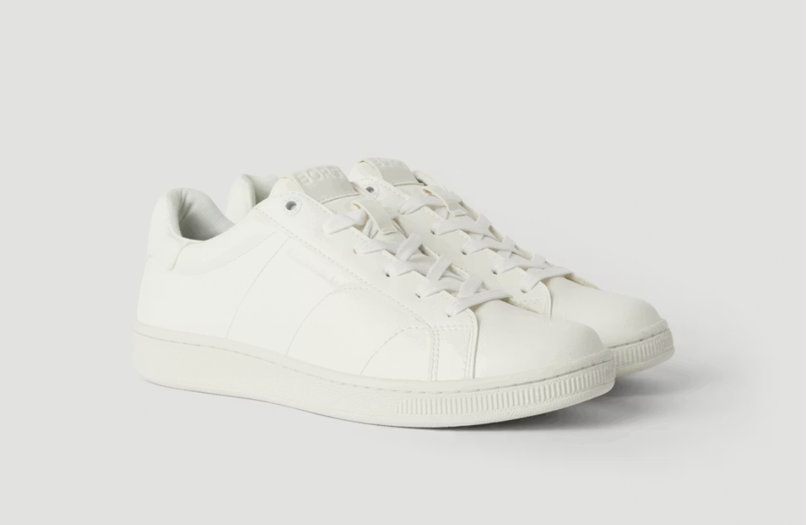 Björn Borg SL100 classic women's sneaker in clean white leather