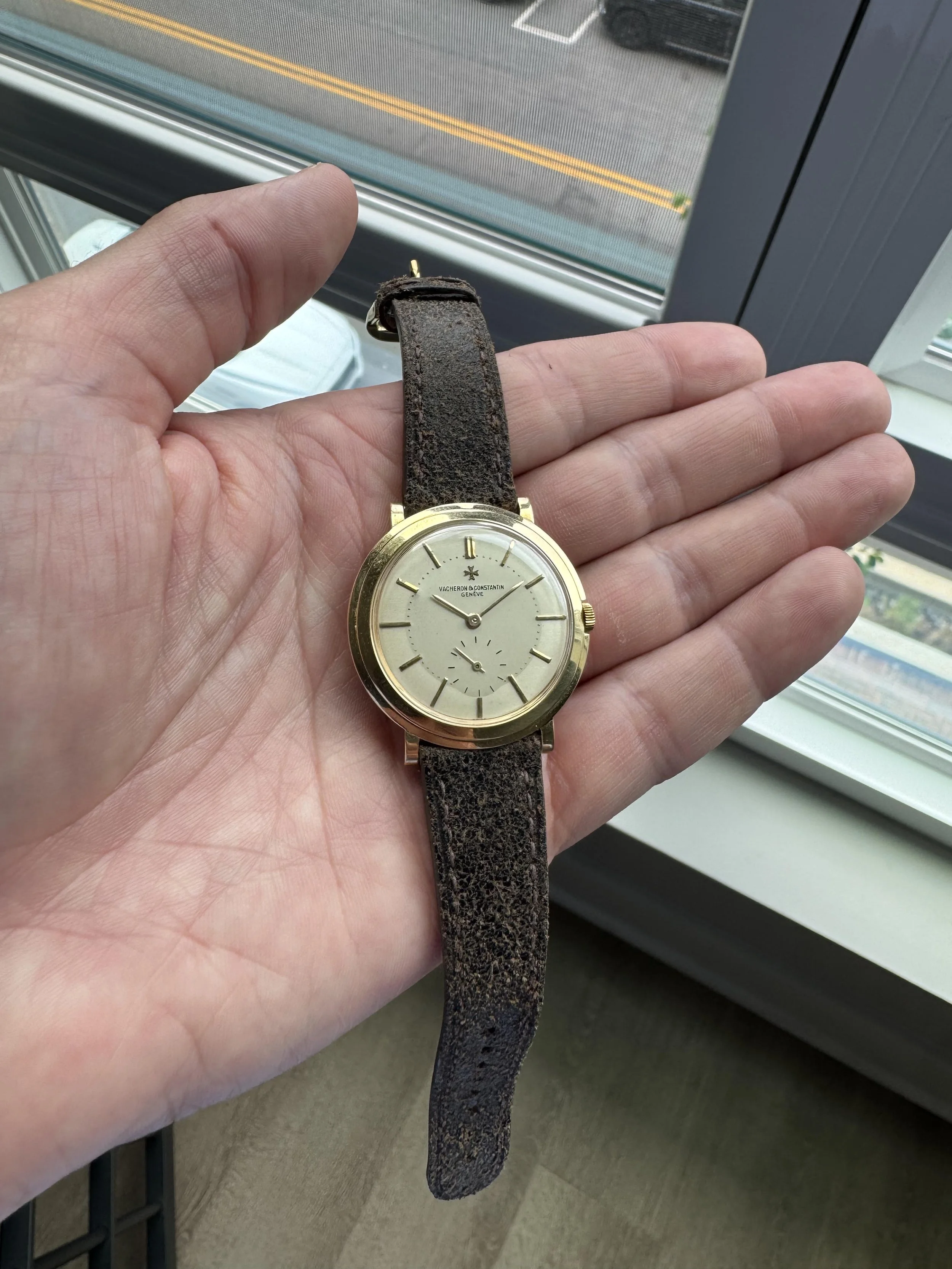 A vintage Vacheron Constantin Reference 6006 in yellow gold.