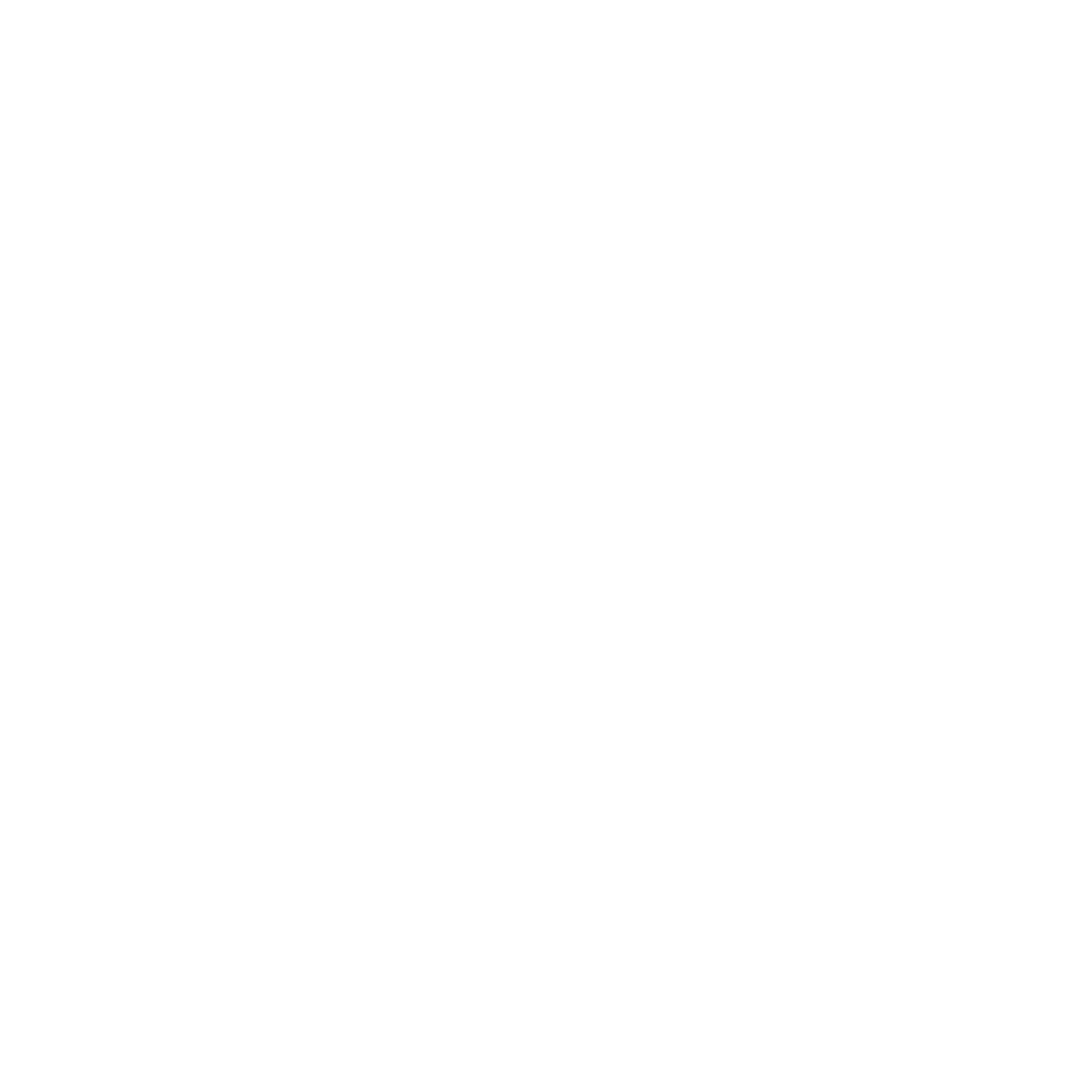 Crack filling white icon.
