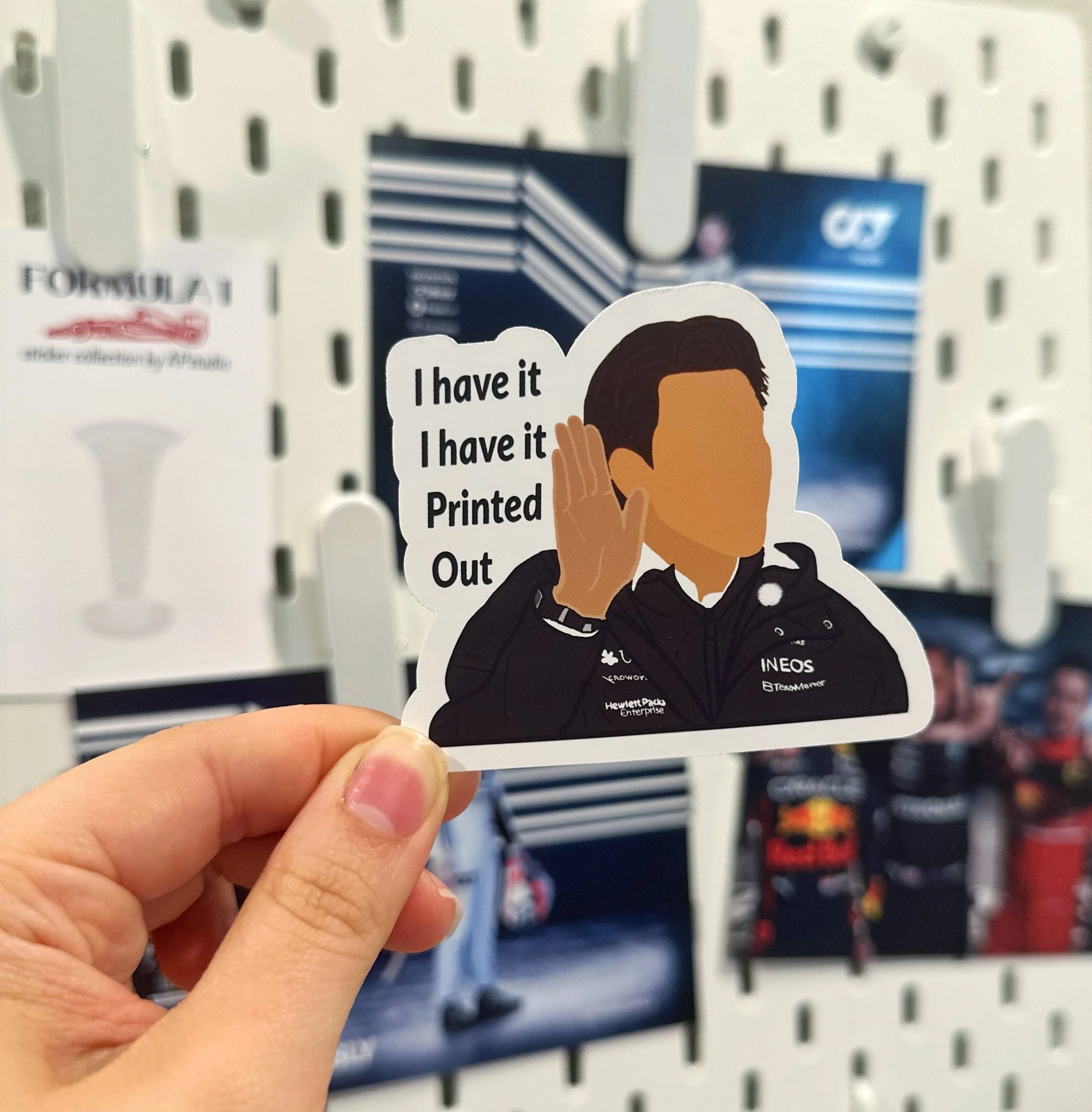 Toto Wolff Meme Sticker