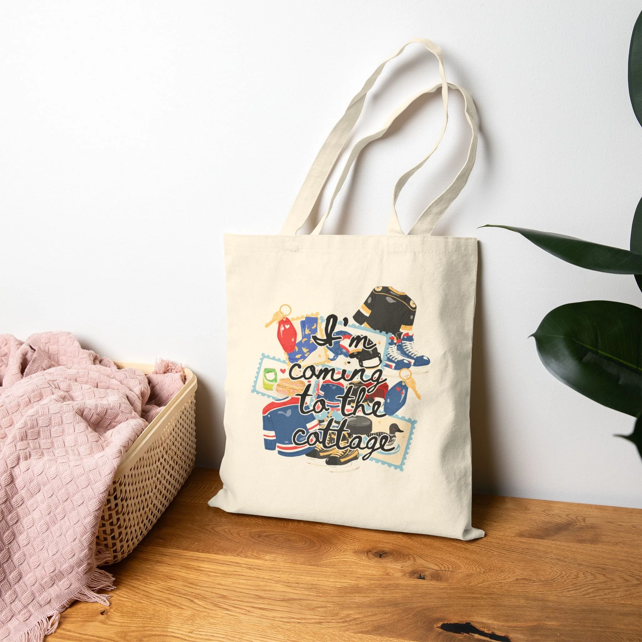 Im Coming to the Cottage Tote Bag | Heated Rivalry Inspired