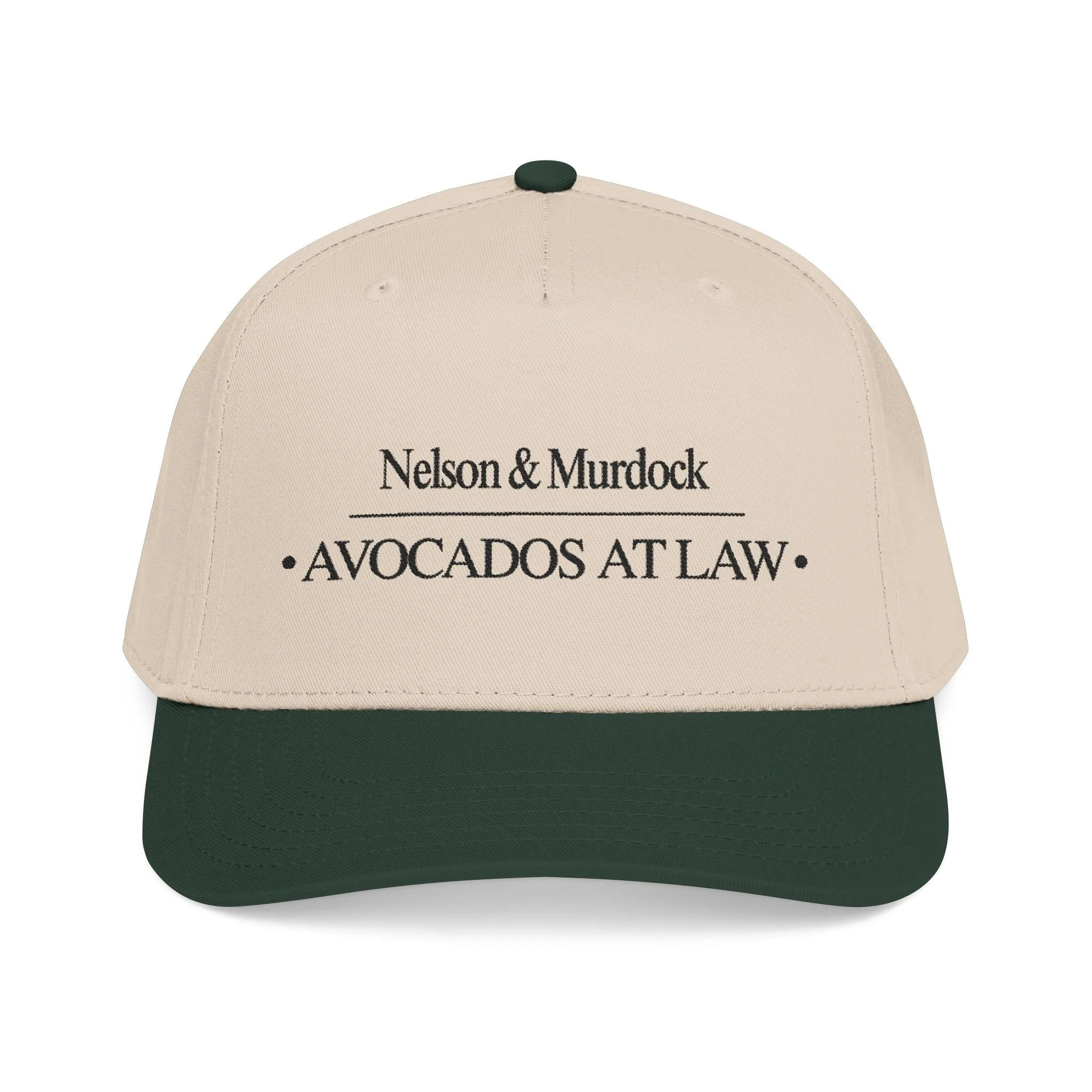 Nelson & Murdock Avocados At Law Cap | Embroidered Baseball Cap | Daredevil | Marvel