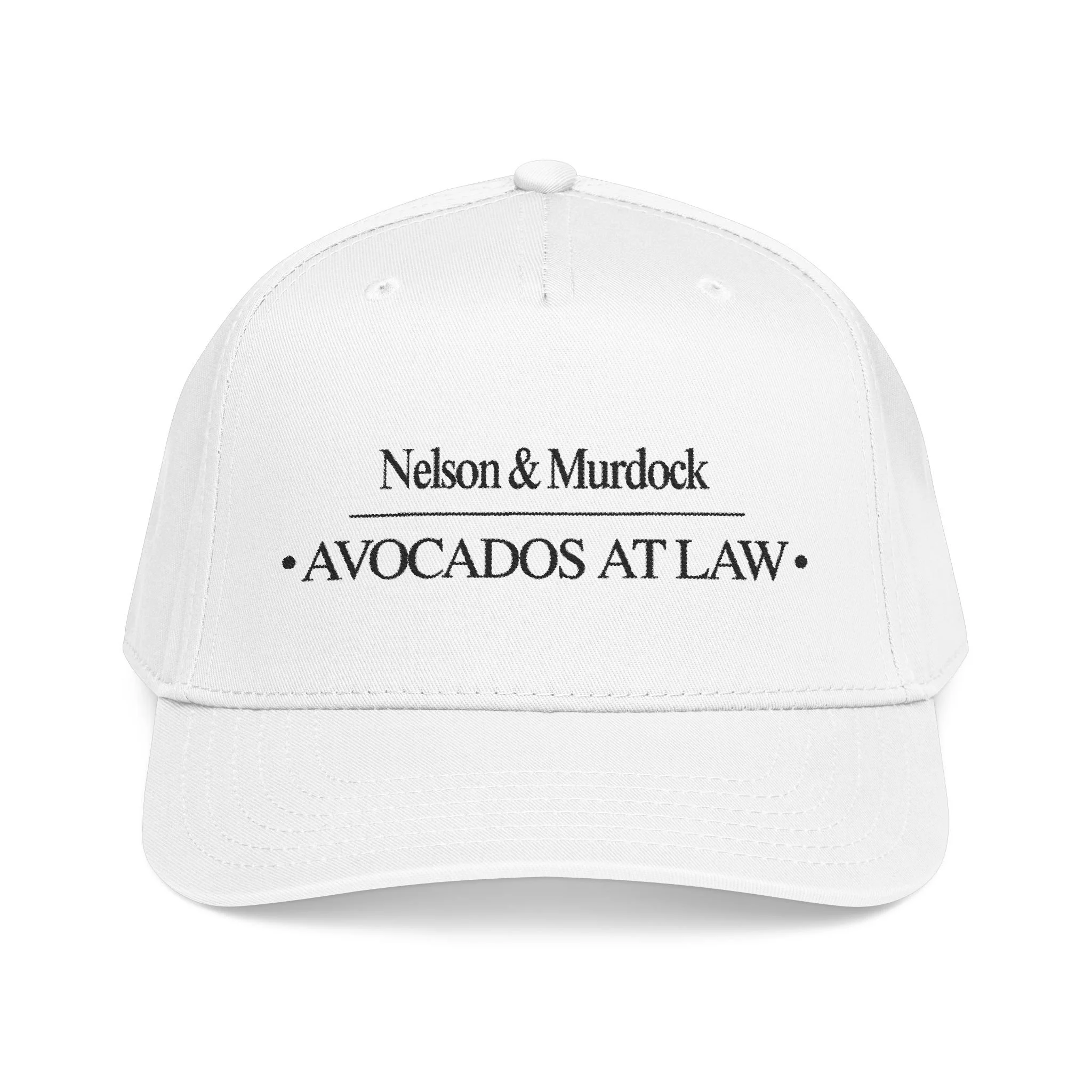 Nelson & Murdock Avocados At Law Cap | Embroidered Baseball Cap | Daredevil | Marvel