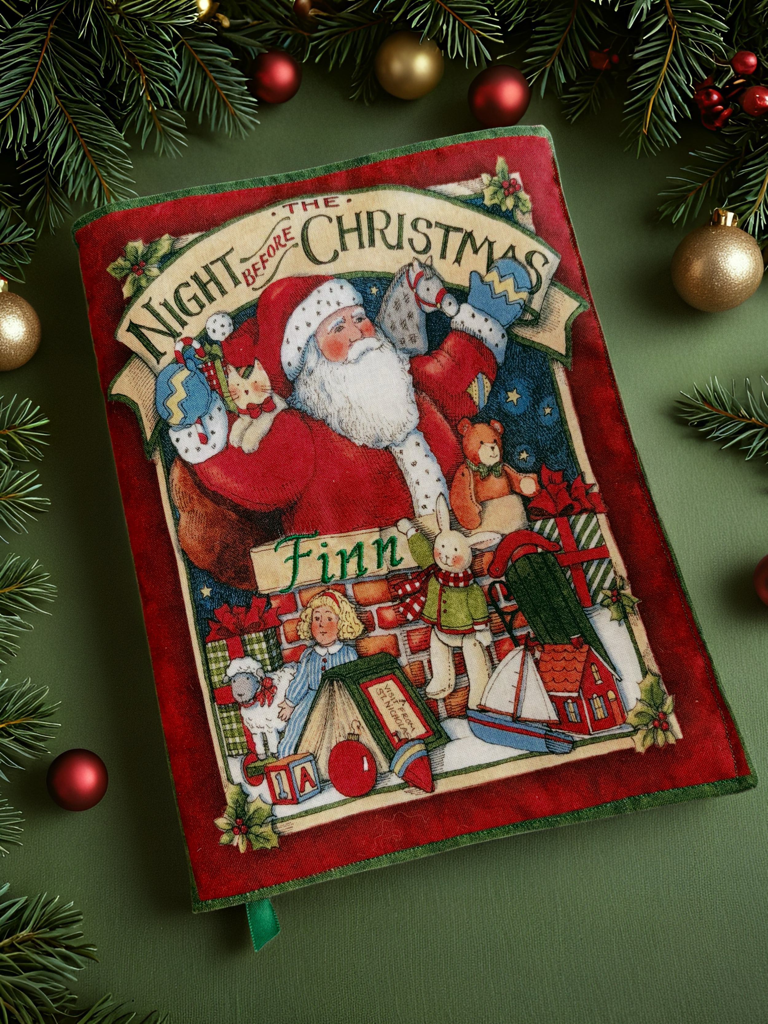 The Night Before Christmas Heirloom Cloth Book