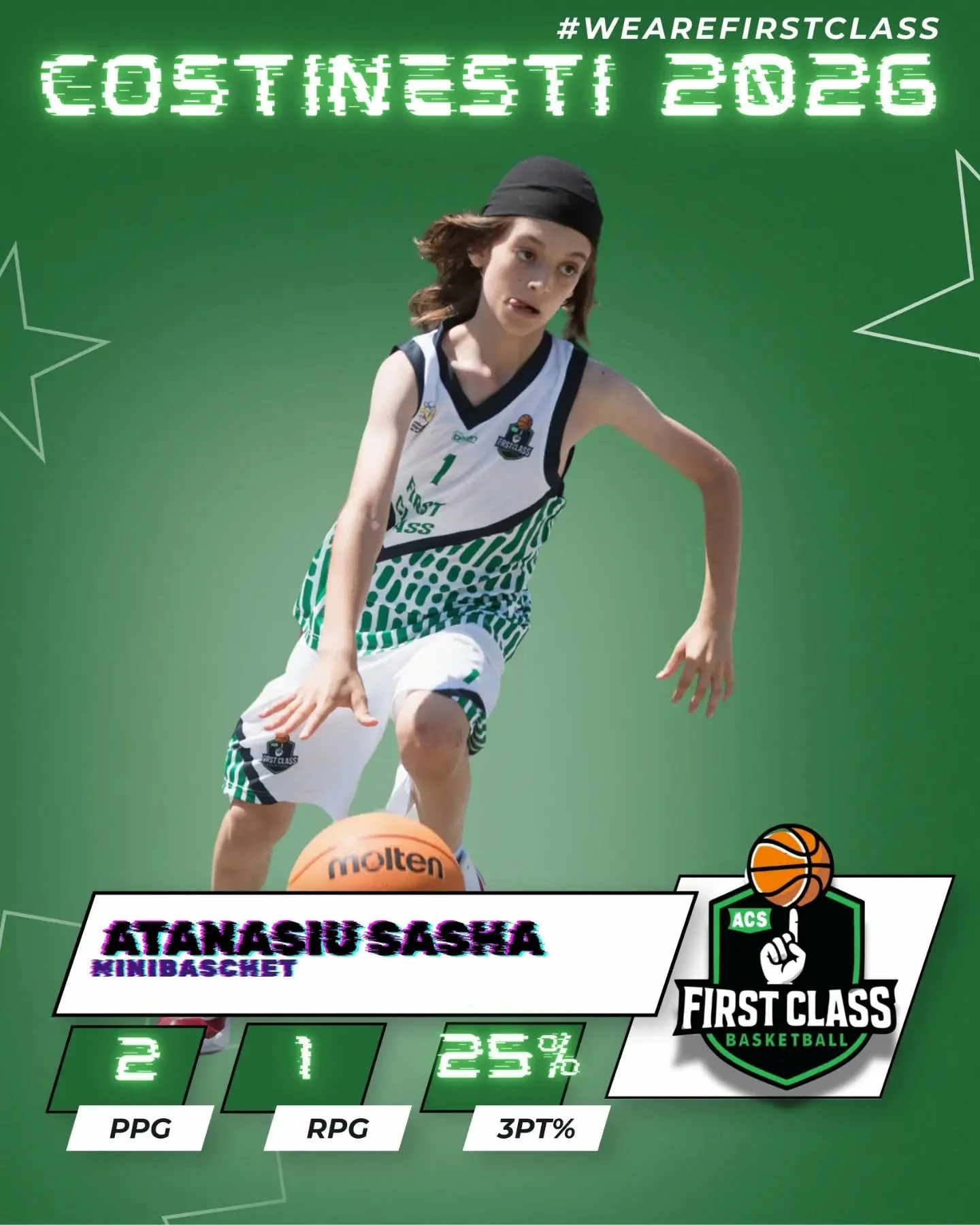 Sasha a reușit un coș de 3 pct care ne-a ridicat &icirc;ncrederea și am &icirc;nceput să aruncăm și de la distanță! #wearefirstclass #baschetcopii #baschetbucurești