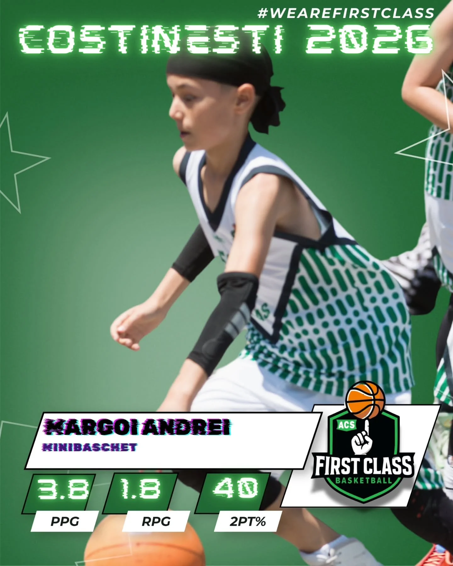 St&acirc;ngaciul nostru a aruncat superb și cu dreapta! &Icirc;l felicităm pe Andrei pentru implicarea sa fizică și emoțională in meciurile de la Costinești! #wearefirstclass #basketball #baschet #baschetcopii
