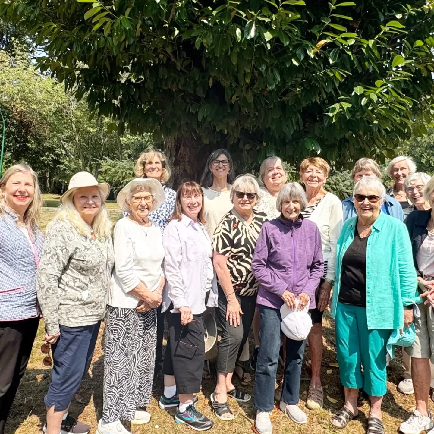 I love the Canadian Federation of University Women and their mission: to achieve educational and economic equality and social justice through continuous learning. 

We met yesterday at Cates/Whey-ah-Wichen park on Tsleil Waututh land, for a picnic an