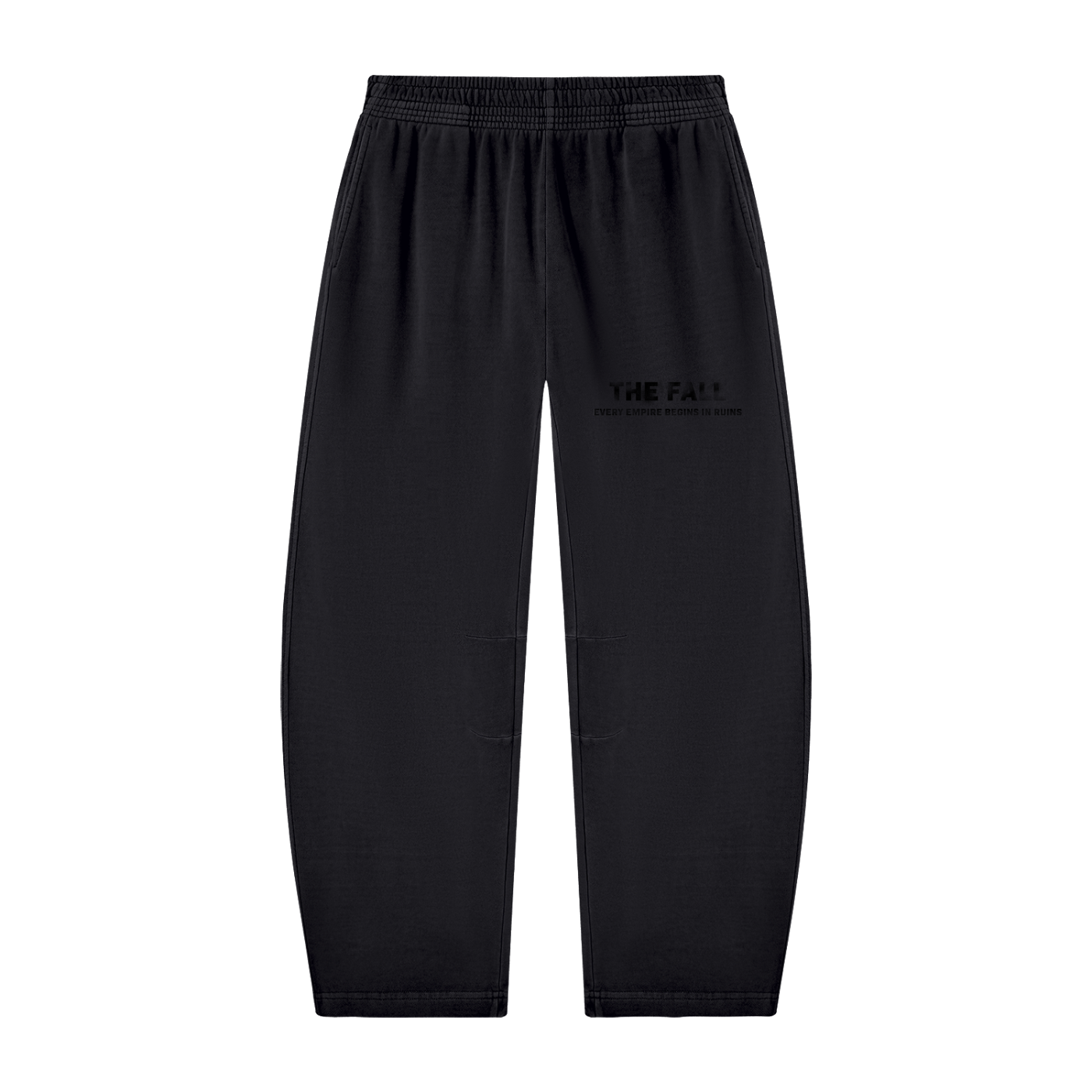 Unisex Vintage Washed Barrel Leg Sweatpants