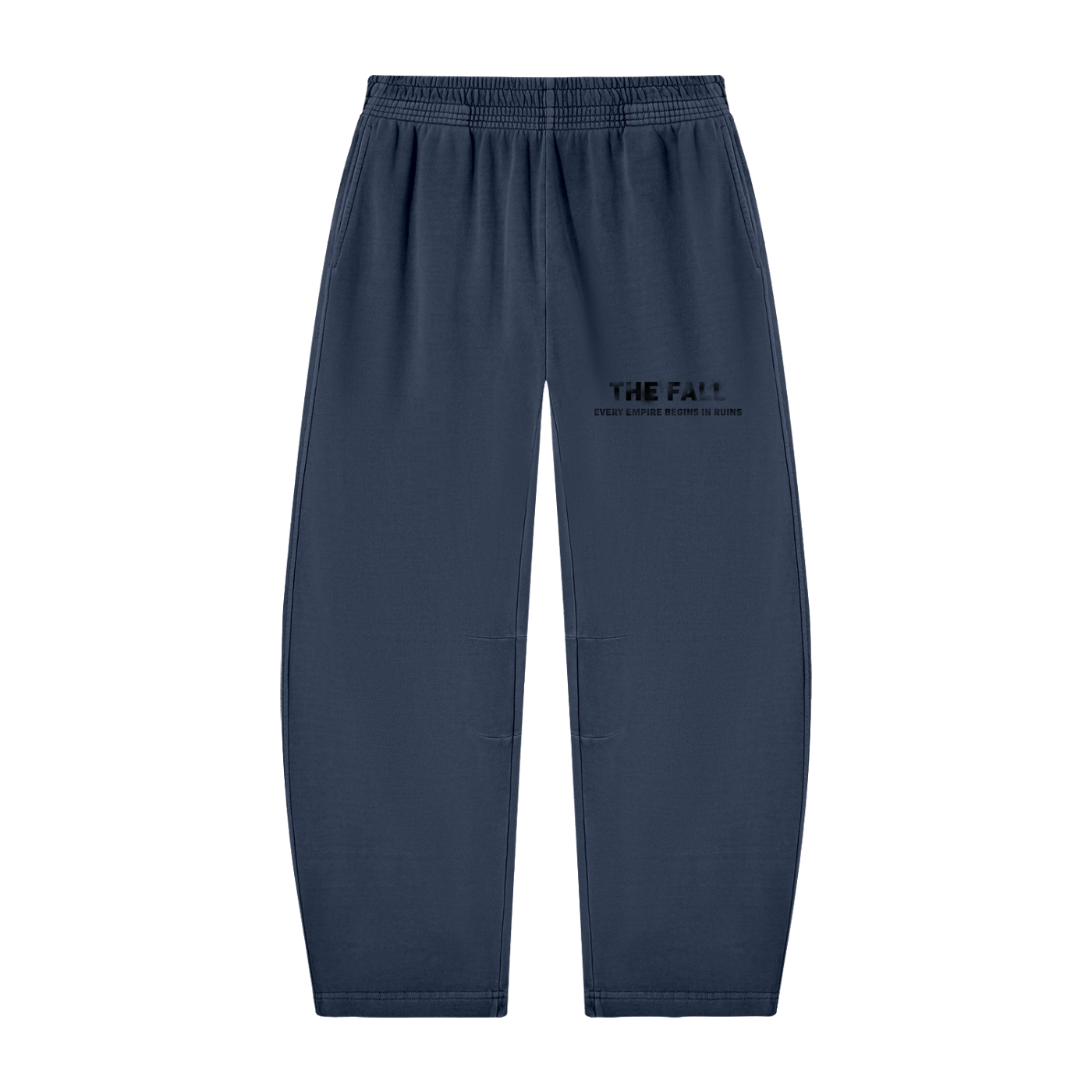 Unisex Vintage Washed Barrel Leg Sweatpants