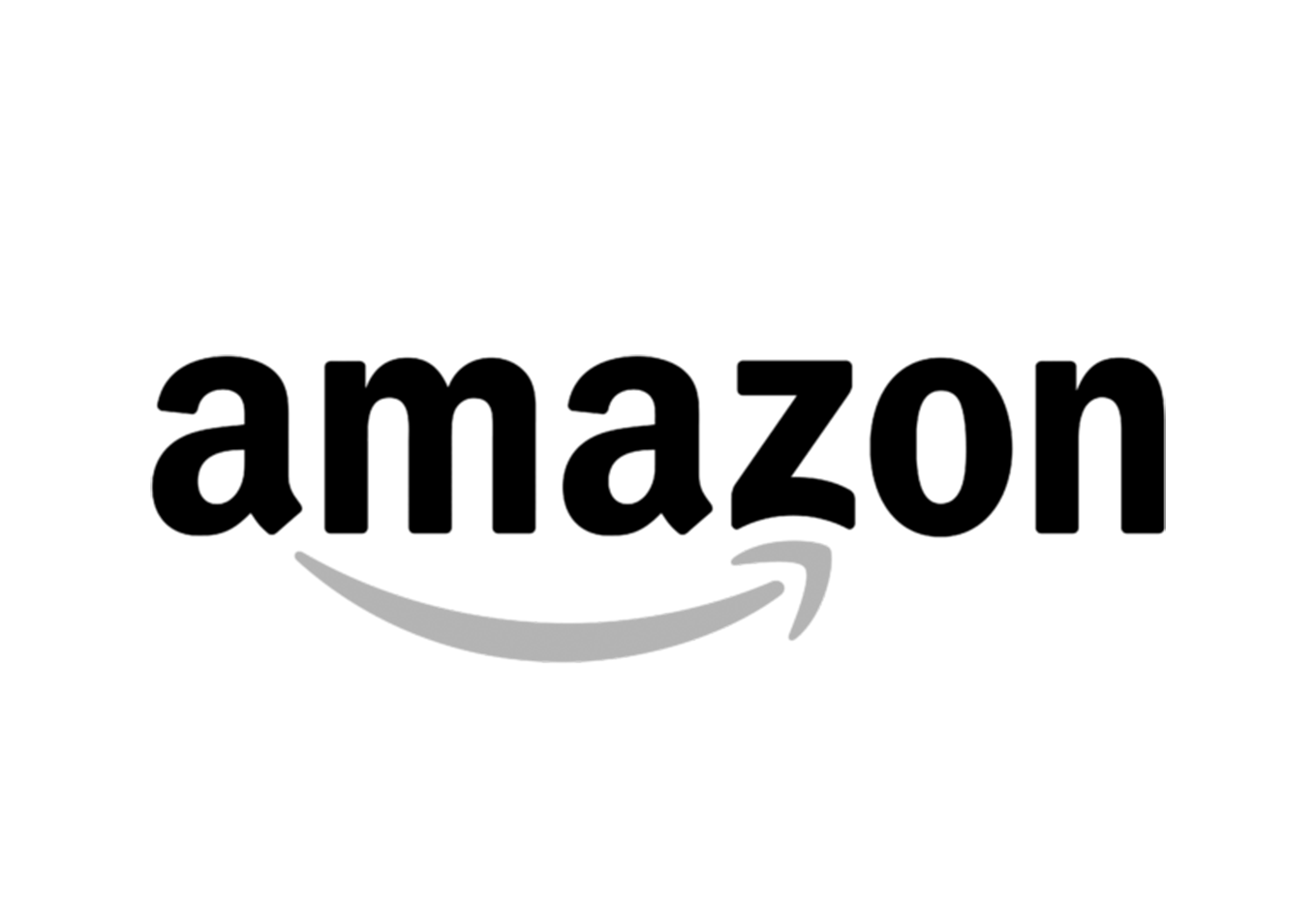 Amazon logo with the word 'amazon' in lowercase black letters and a curved arrow underneath pointing from A to Z.