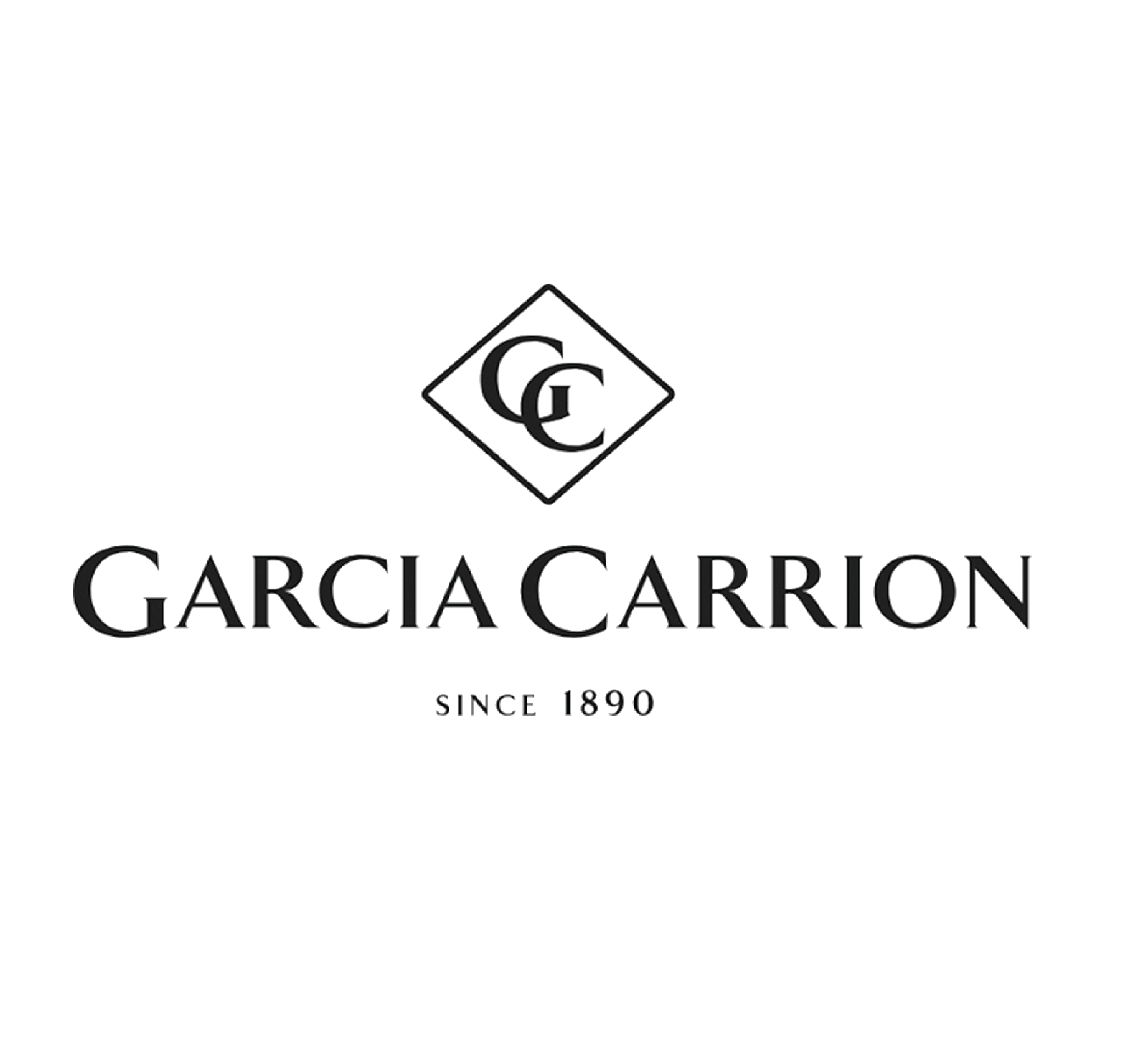 Logo of Garcia Carrion with the text 'Since 1890' on a black background.