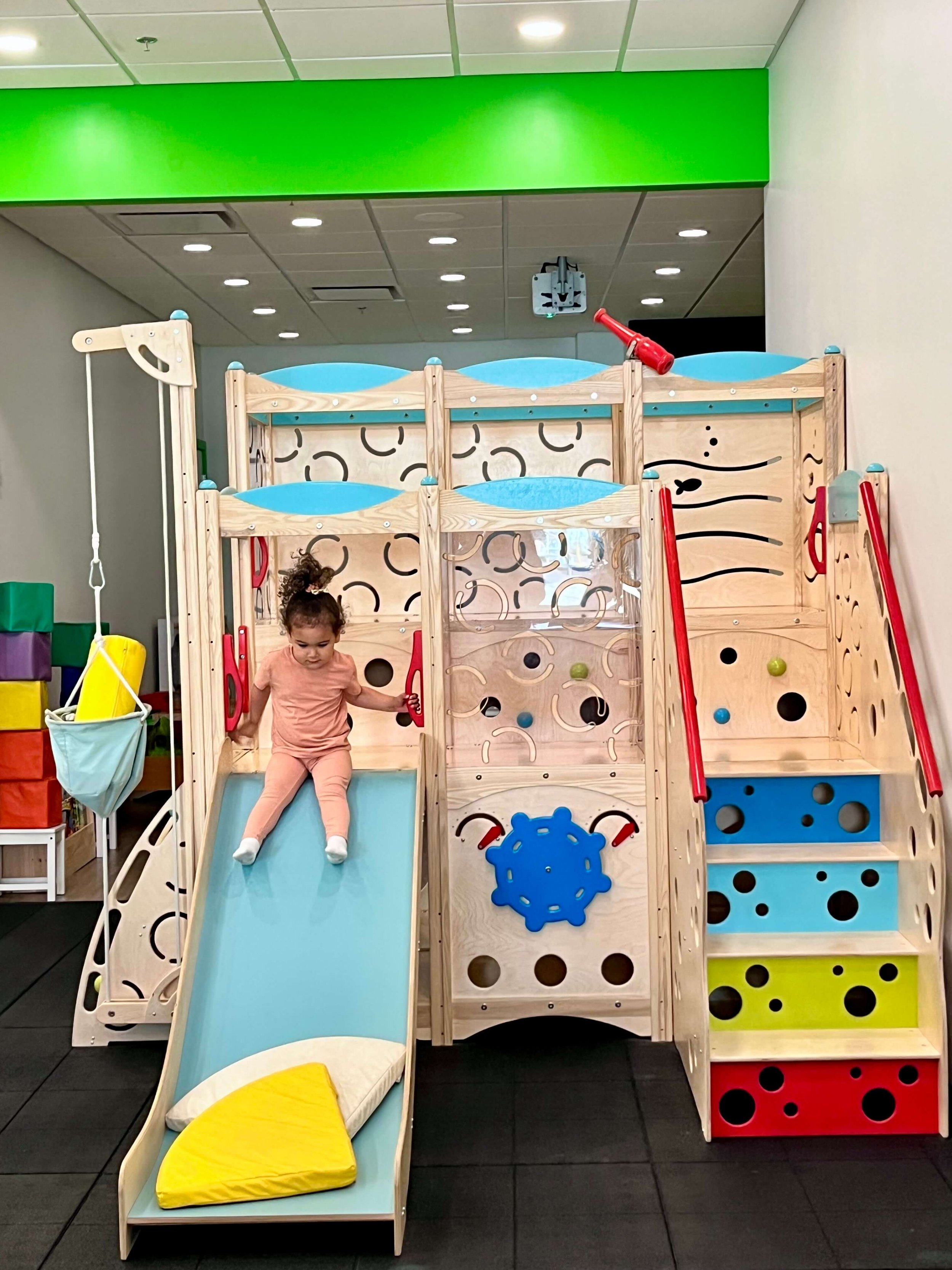 Where We Spent a Wake Window: Playscape Cafe.