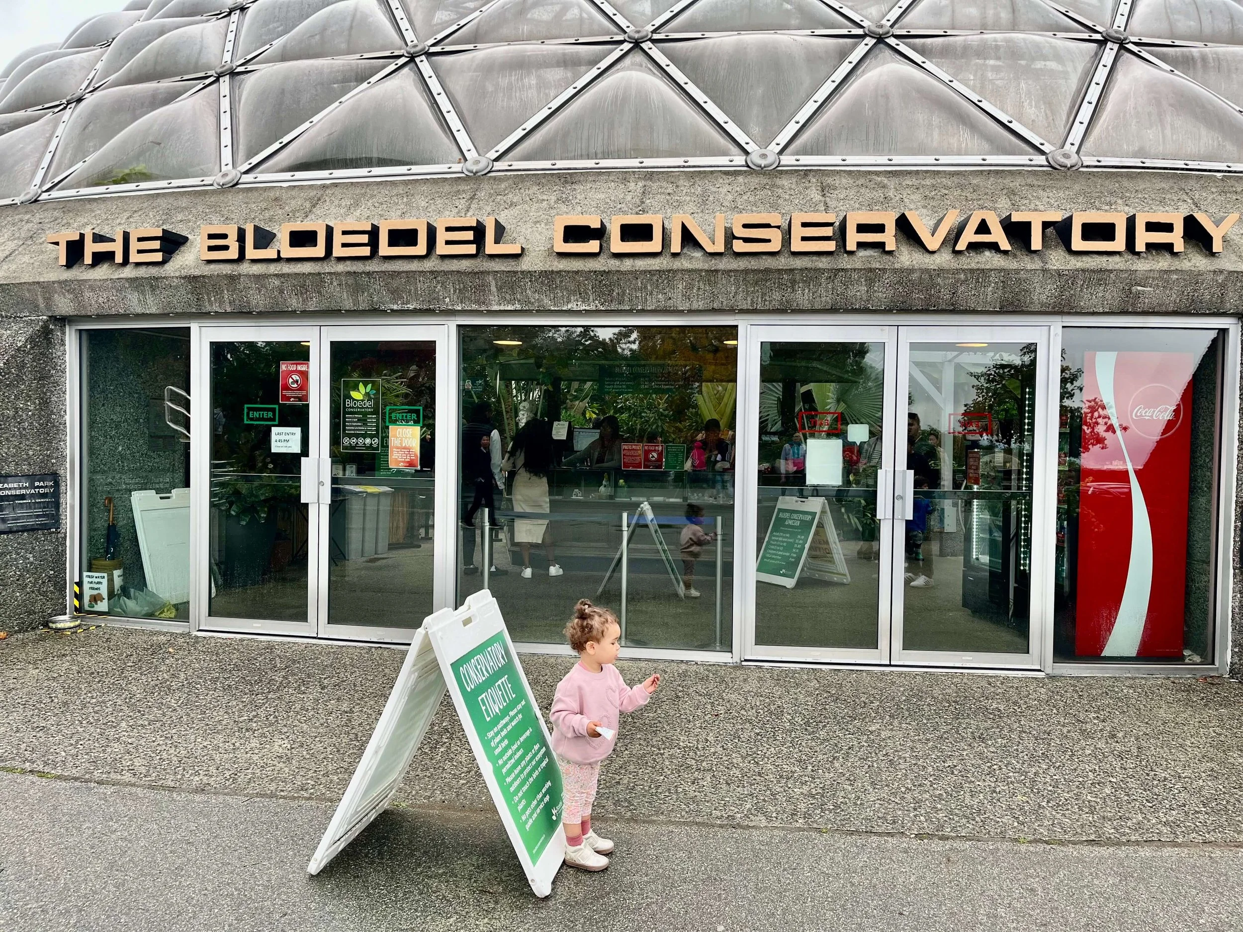 Where We Spent a Wake Window: Bloedel Conservatory
