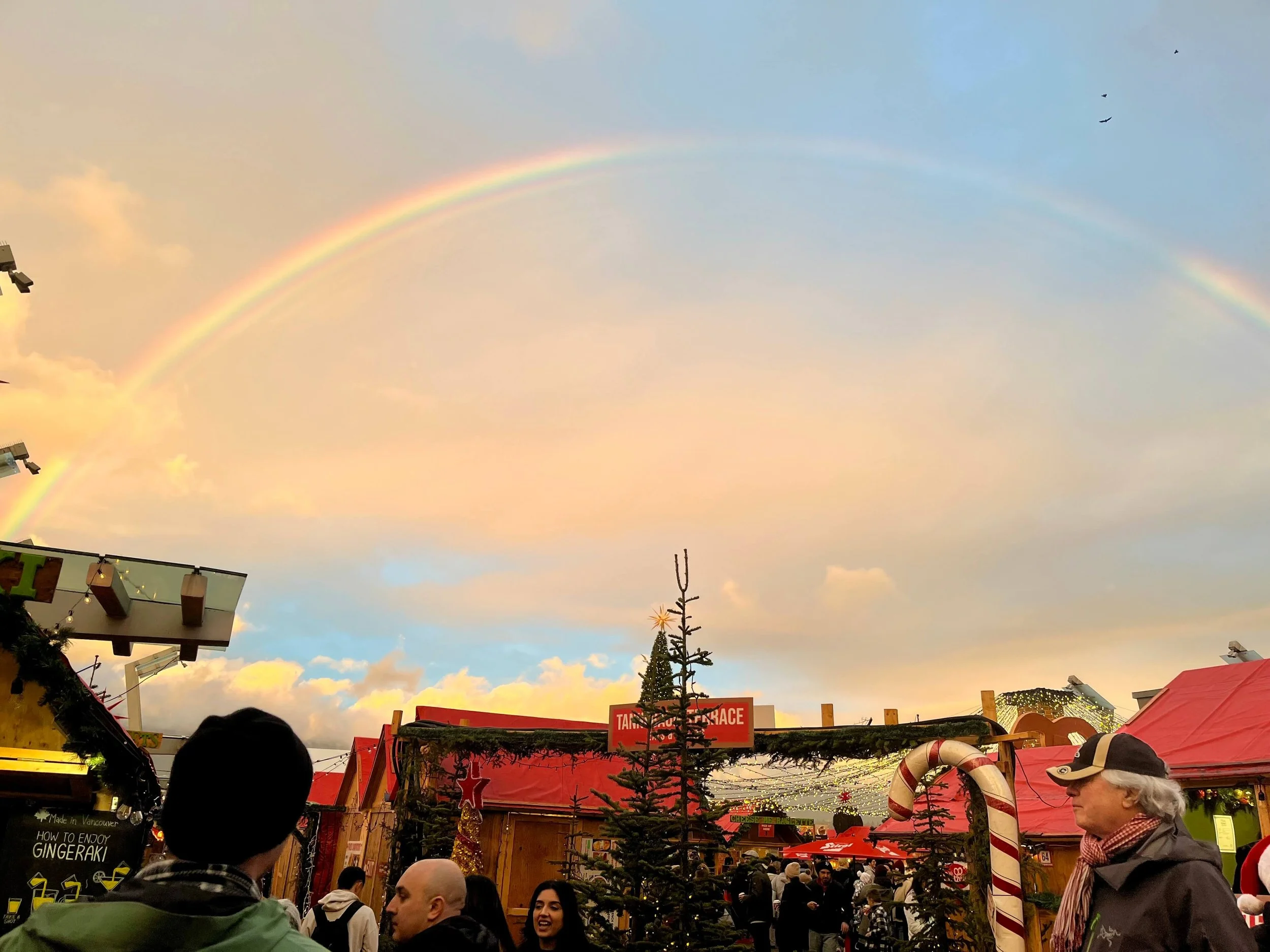 Where We Spent a Wake Window: The Vancouver Christmas Market. 