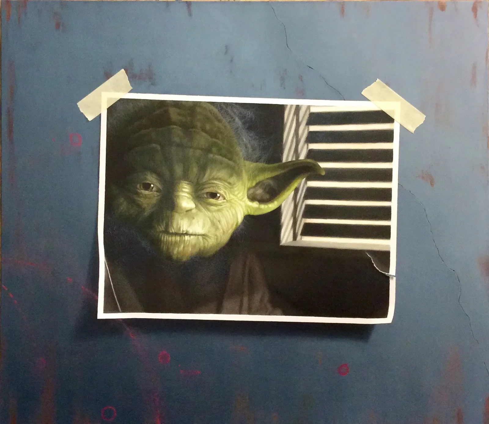 YODA
Oil on board
35 x 41 cm
Plus One Gallery