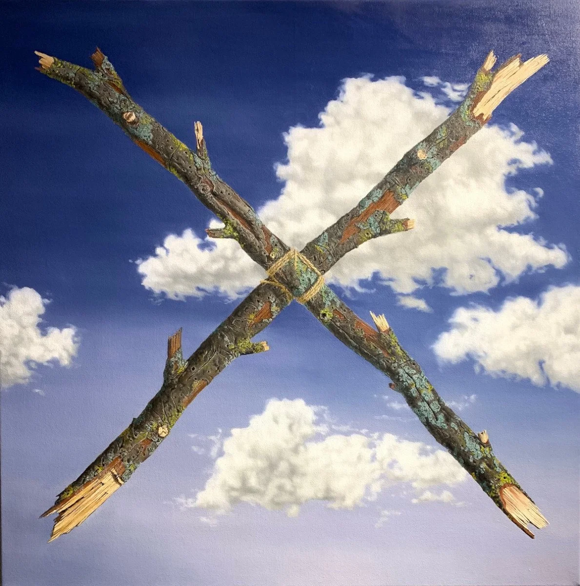 A PLACE IN THE SKY
32.25"h x 32.24"w - Oil on board
Raven Gallery