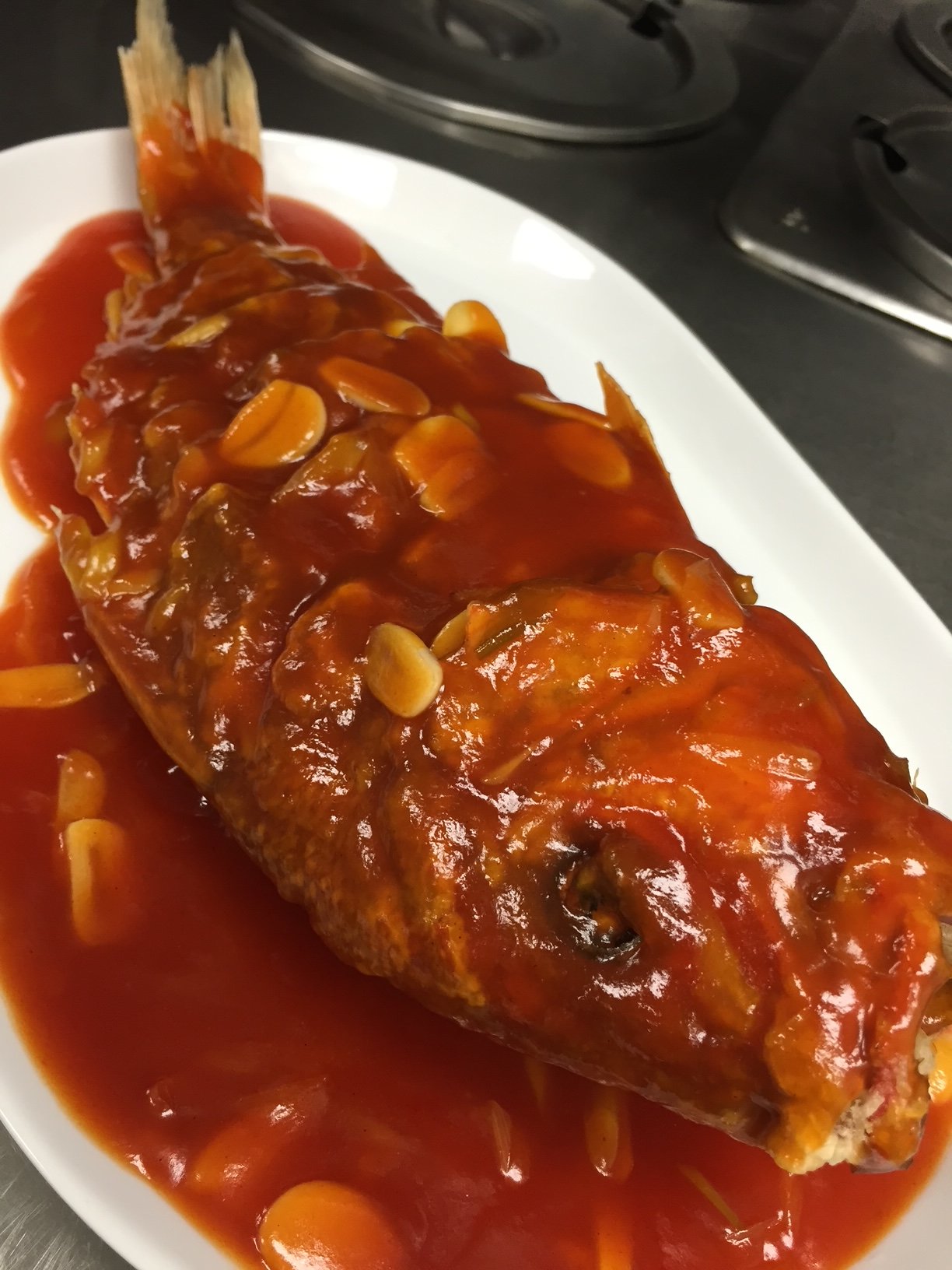 sweet & sour red snapper
