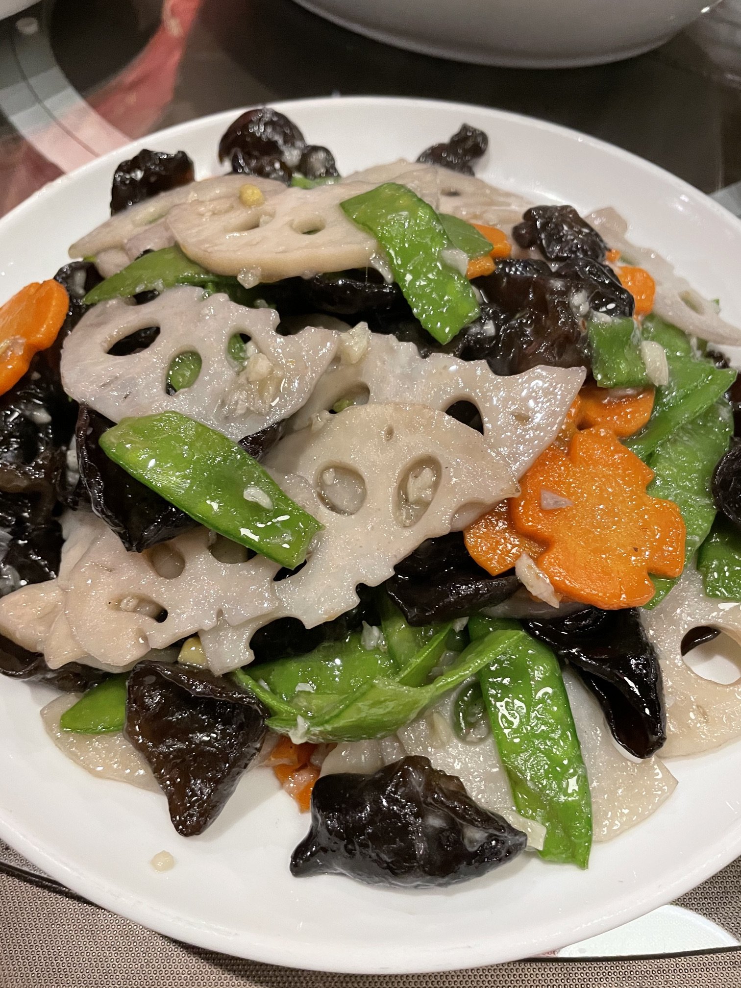stir-fried lotus root