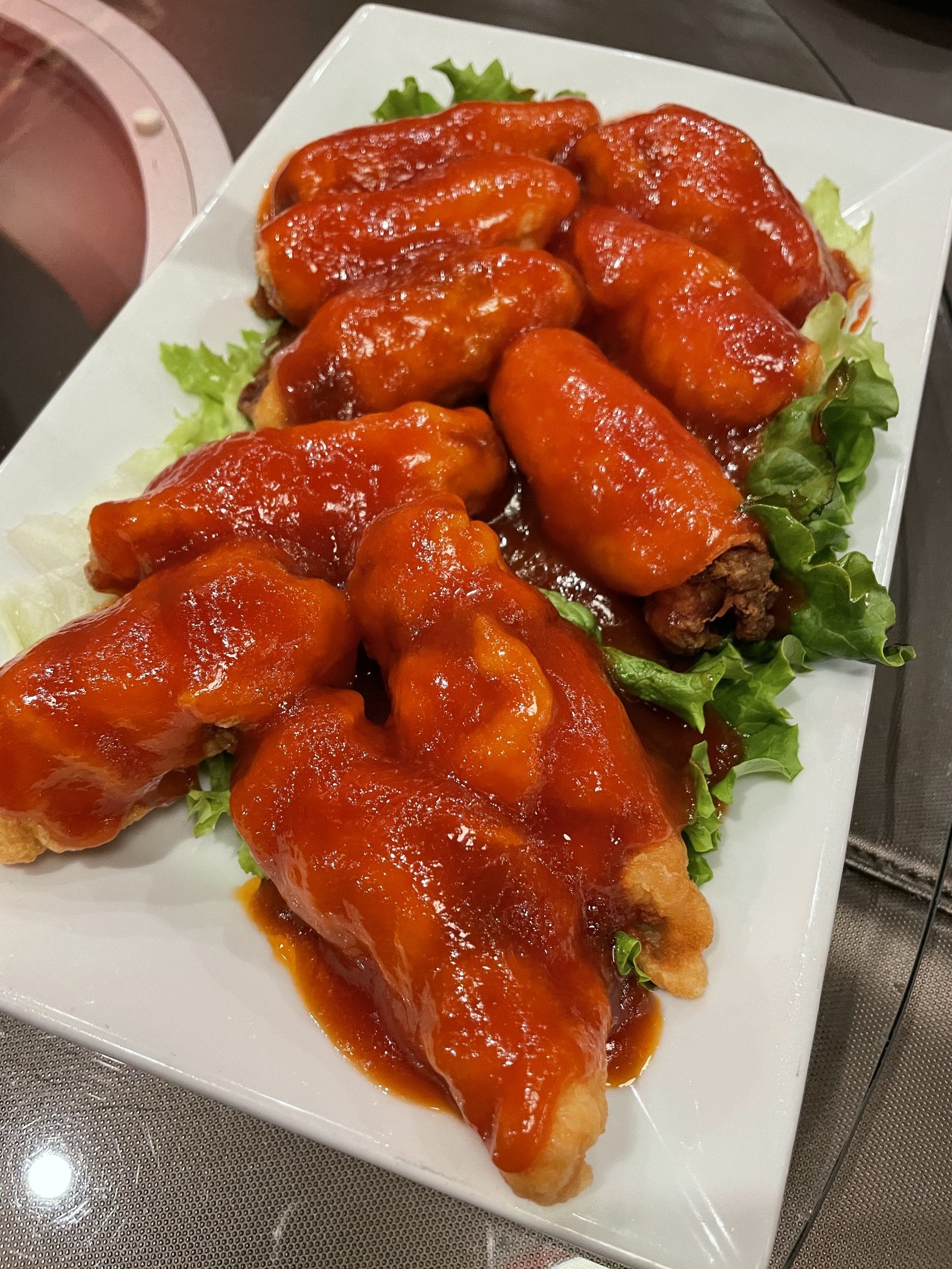 sweet & sour chicken wings