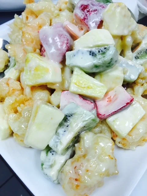 pineapple shrimp salad