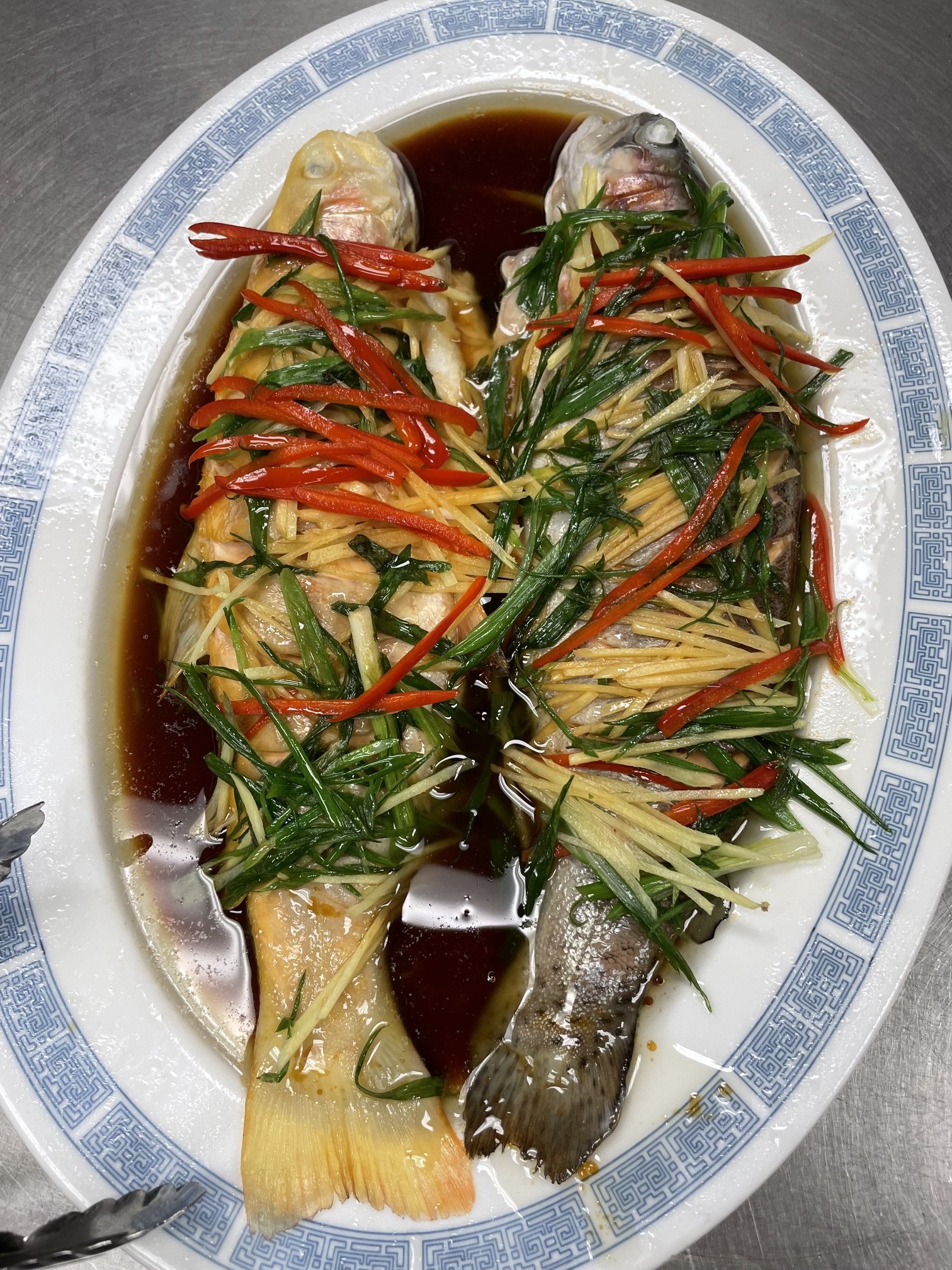 steamed fish