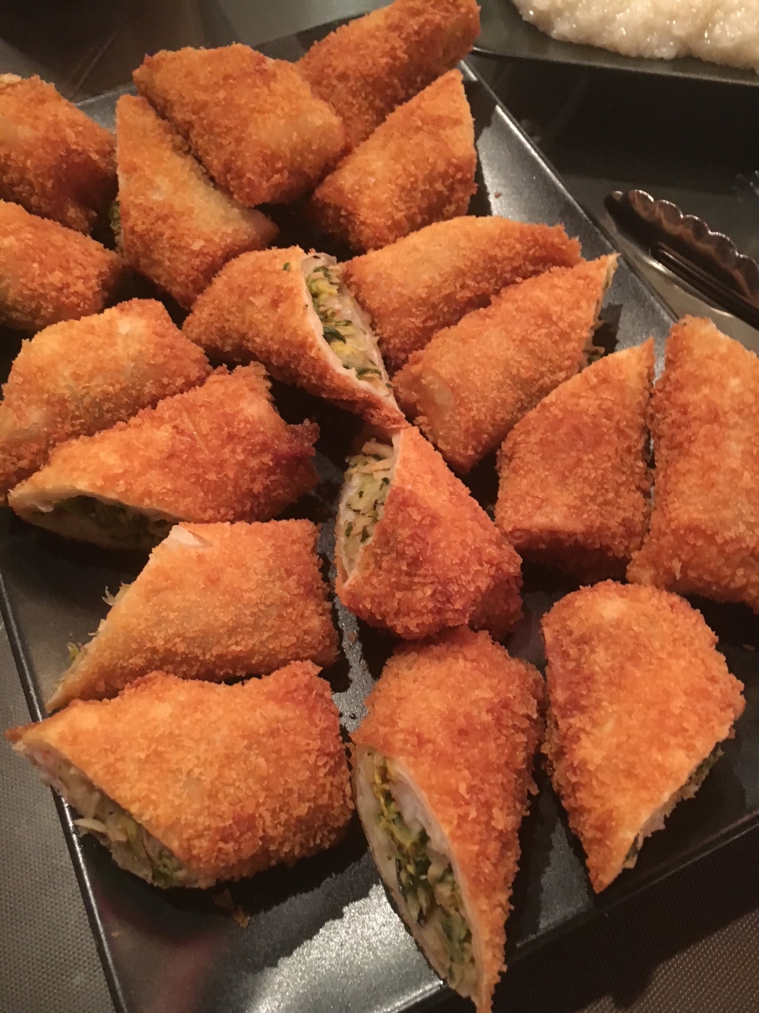 fried seafood rolls