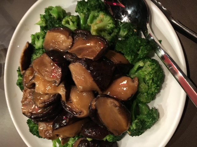 braised shitake mushrooms